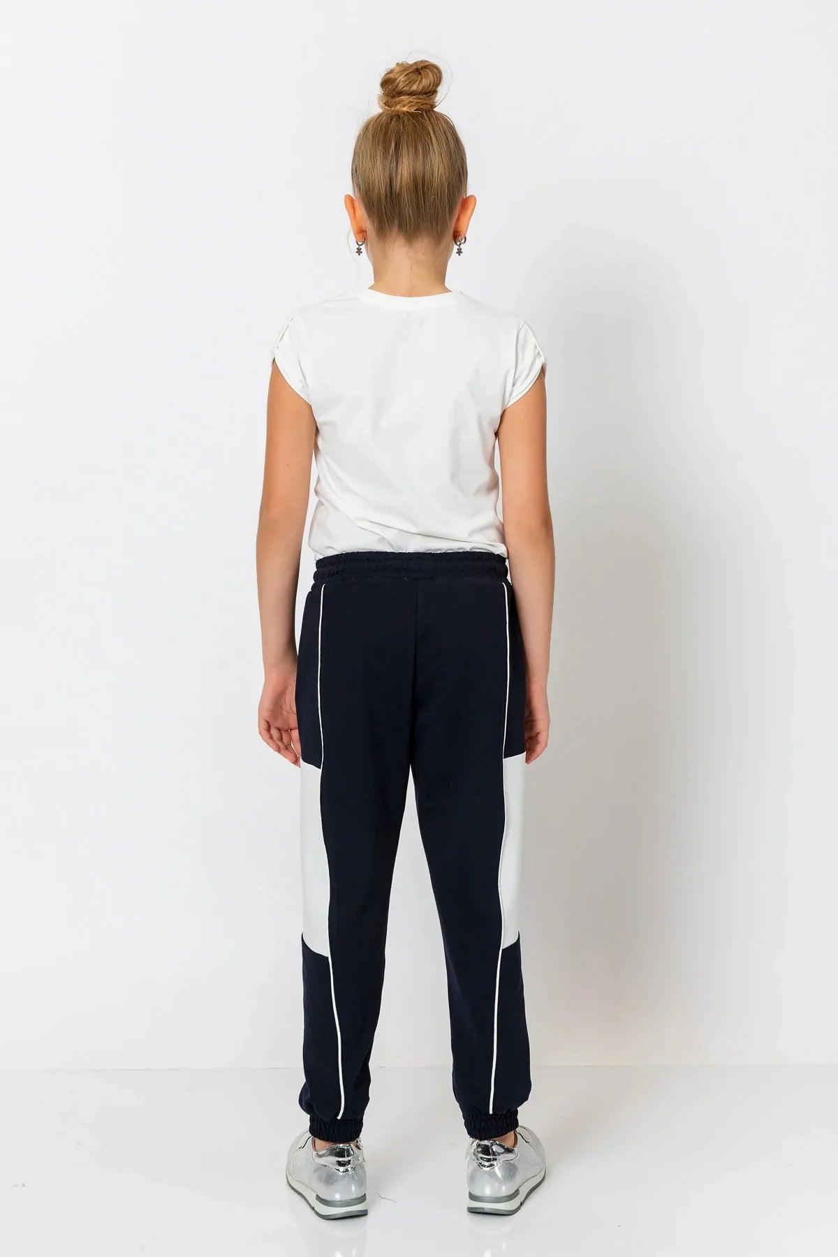 InCity Kids Girls Multicolor Cuffed Jogger Pants InCity Boys & Girls