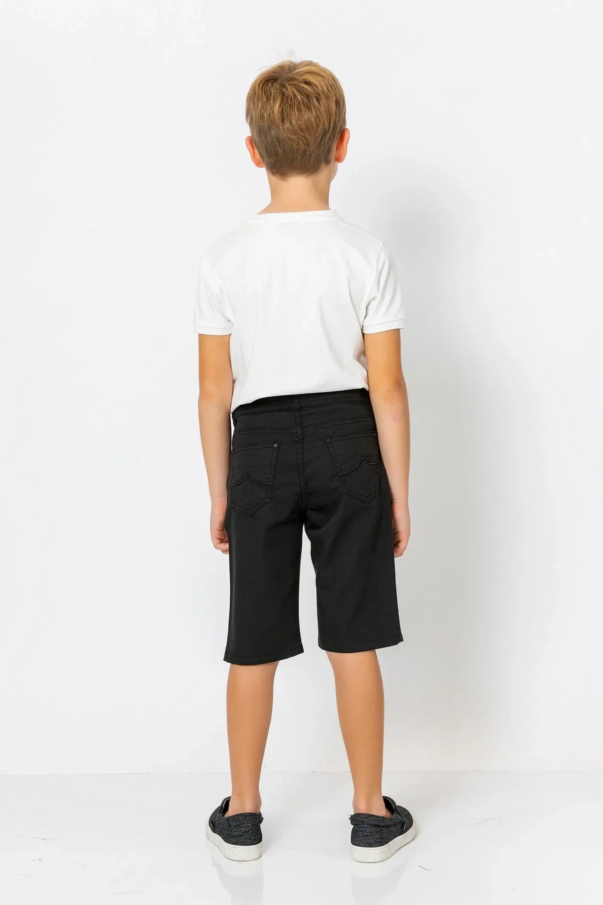 InCity Kids Boys Solid Straight Leg Fashion Shorts InCity Boys & Girls