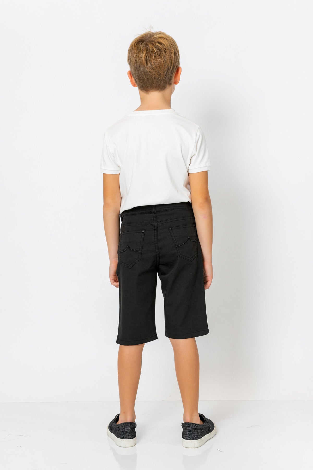 InCity Kids Boys Solid Straight Leg Dress Shorts InCity Boys & Girls