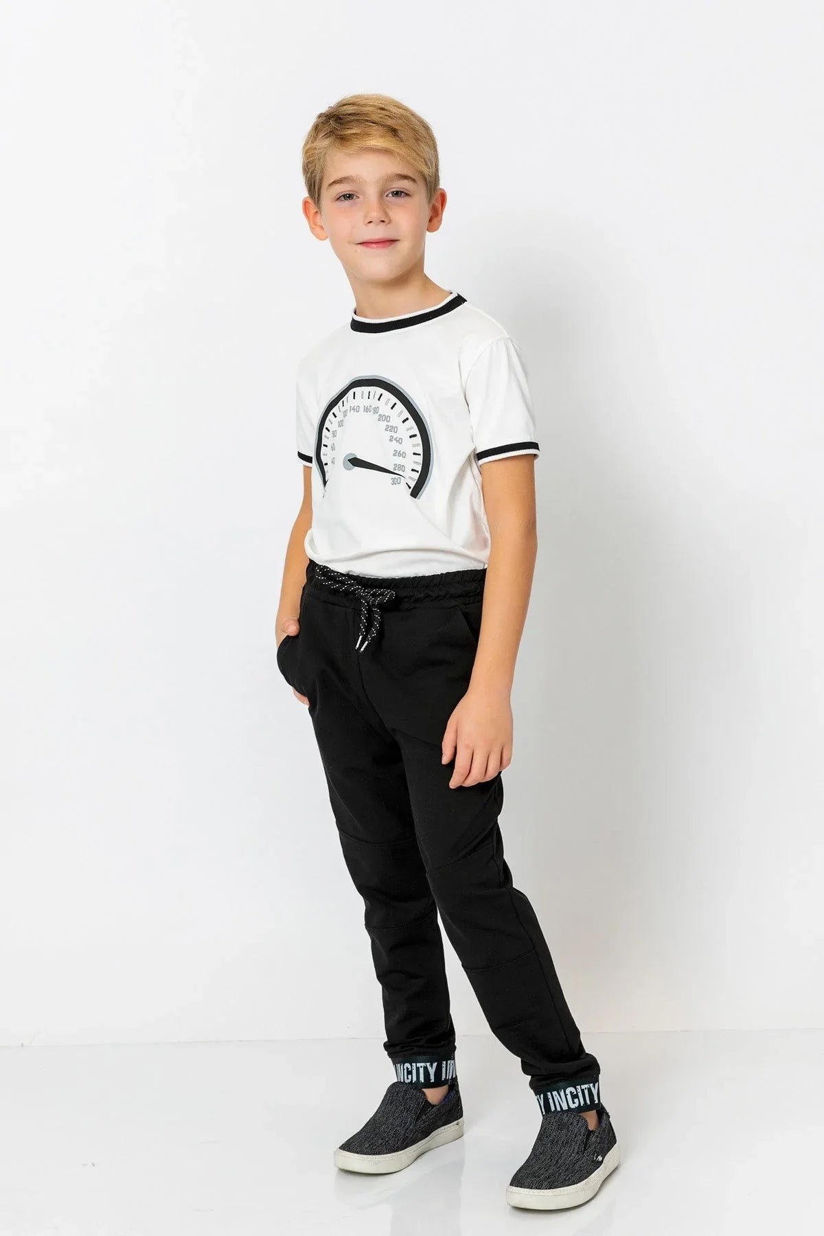InCity Kids Boys Elastic Waist Comfy Sweatpants InCity Boys & Girls