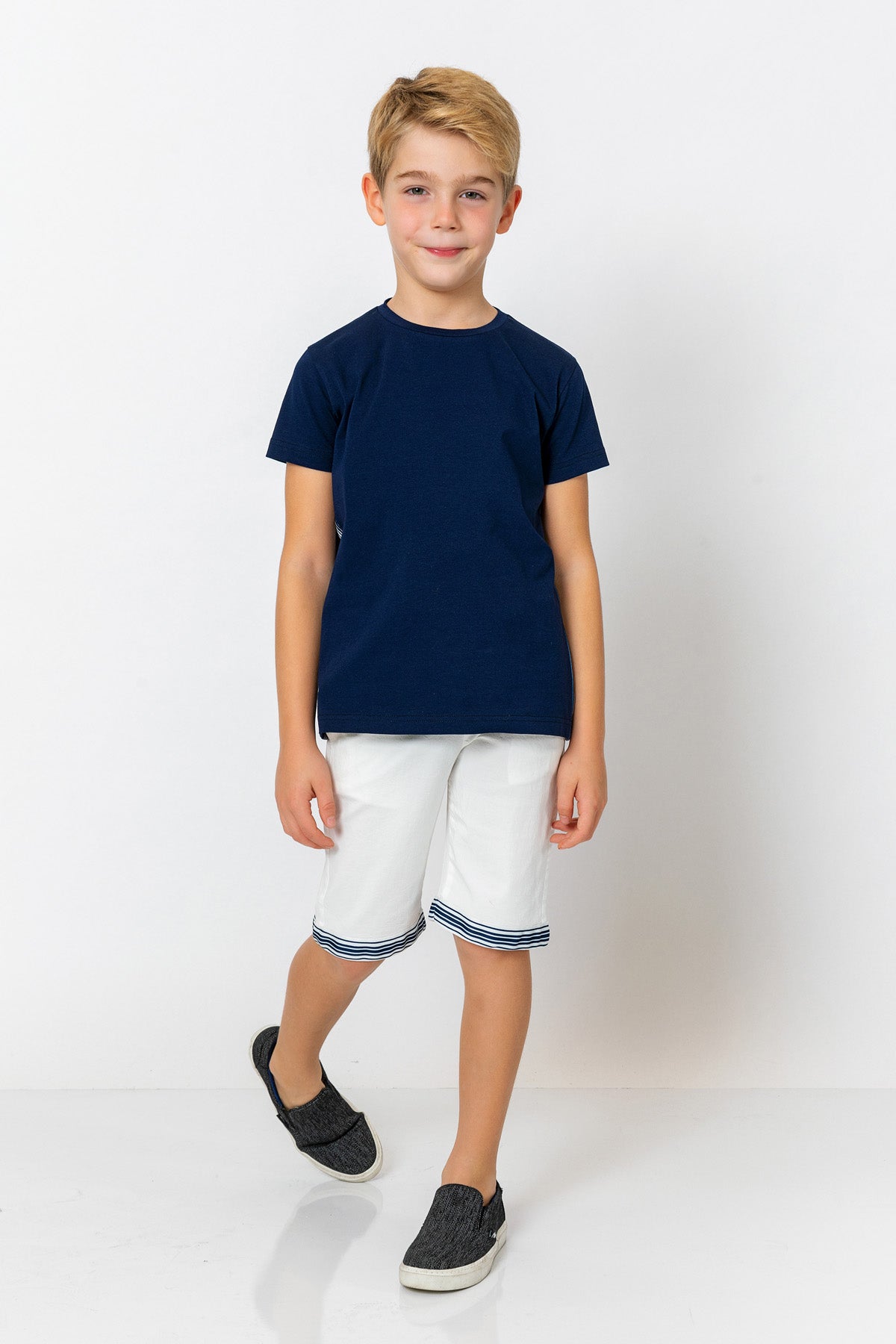 InCity Kids Boys Elastic Waist Straight Leg Fashion Shorts InCity Boys & Girls