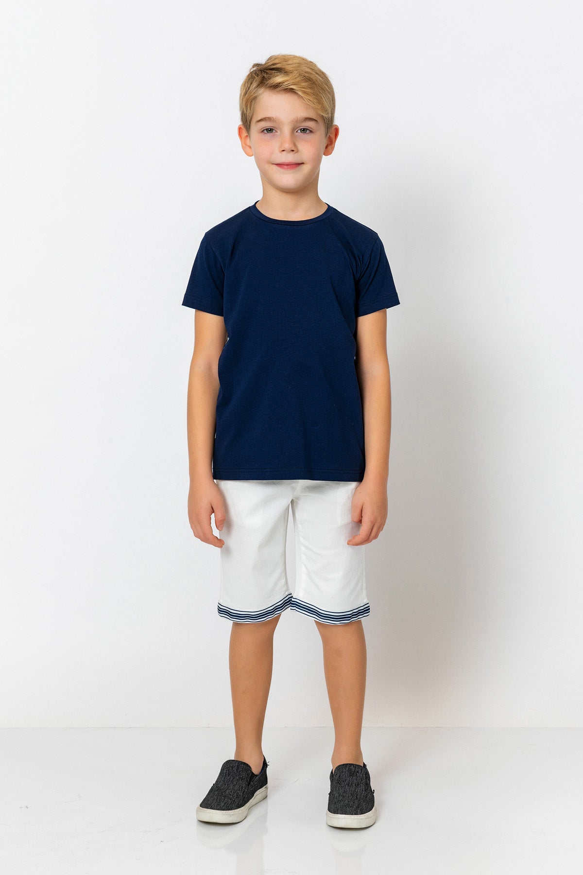 InCity Kids Boys Elastic Waist Straight Leg Fashion Shorts InCity Boys & Girls
