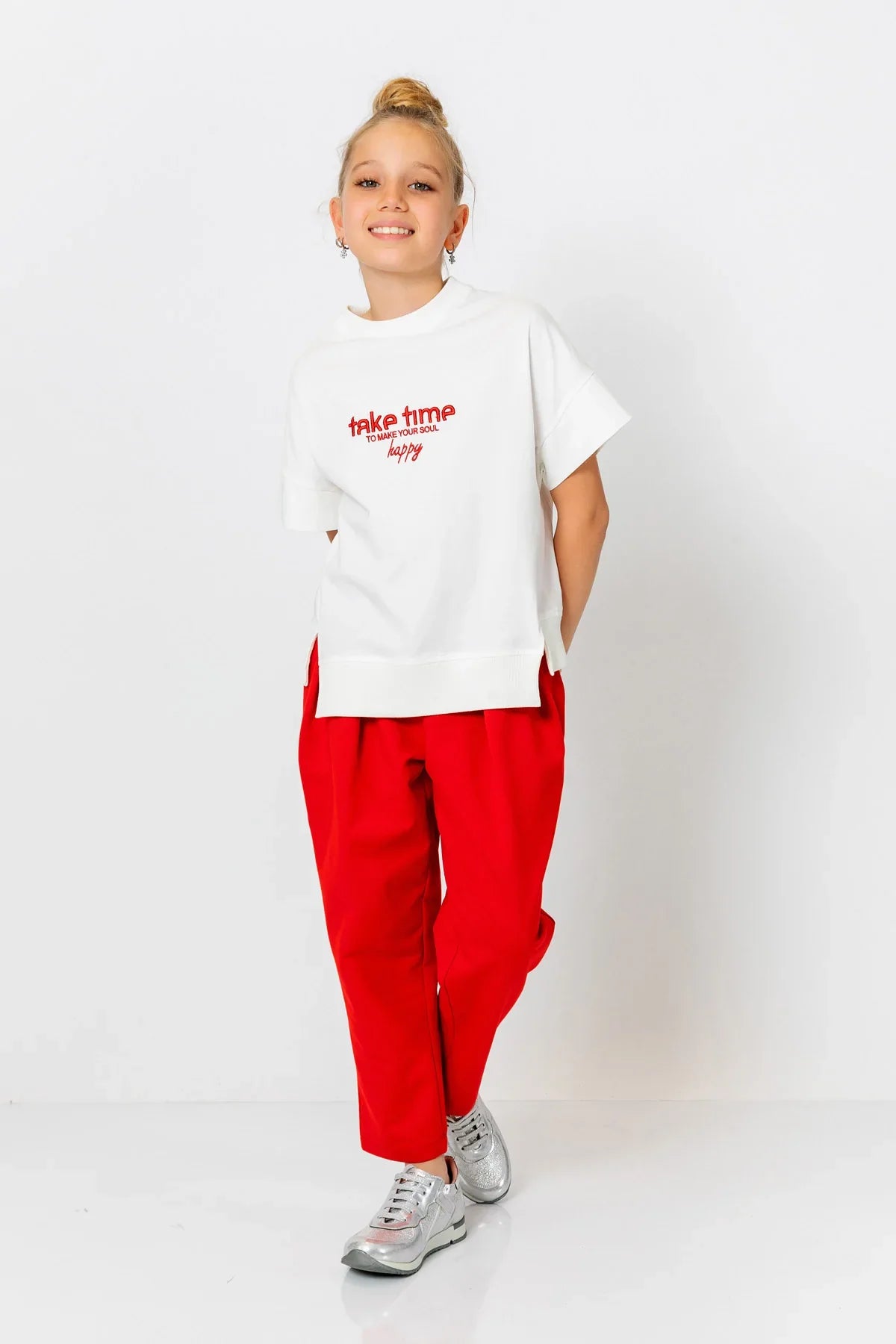 InCity Kids Girls Short Sleeve Time T-Shirt InCity Boys & Girls