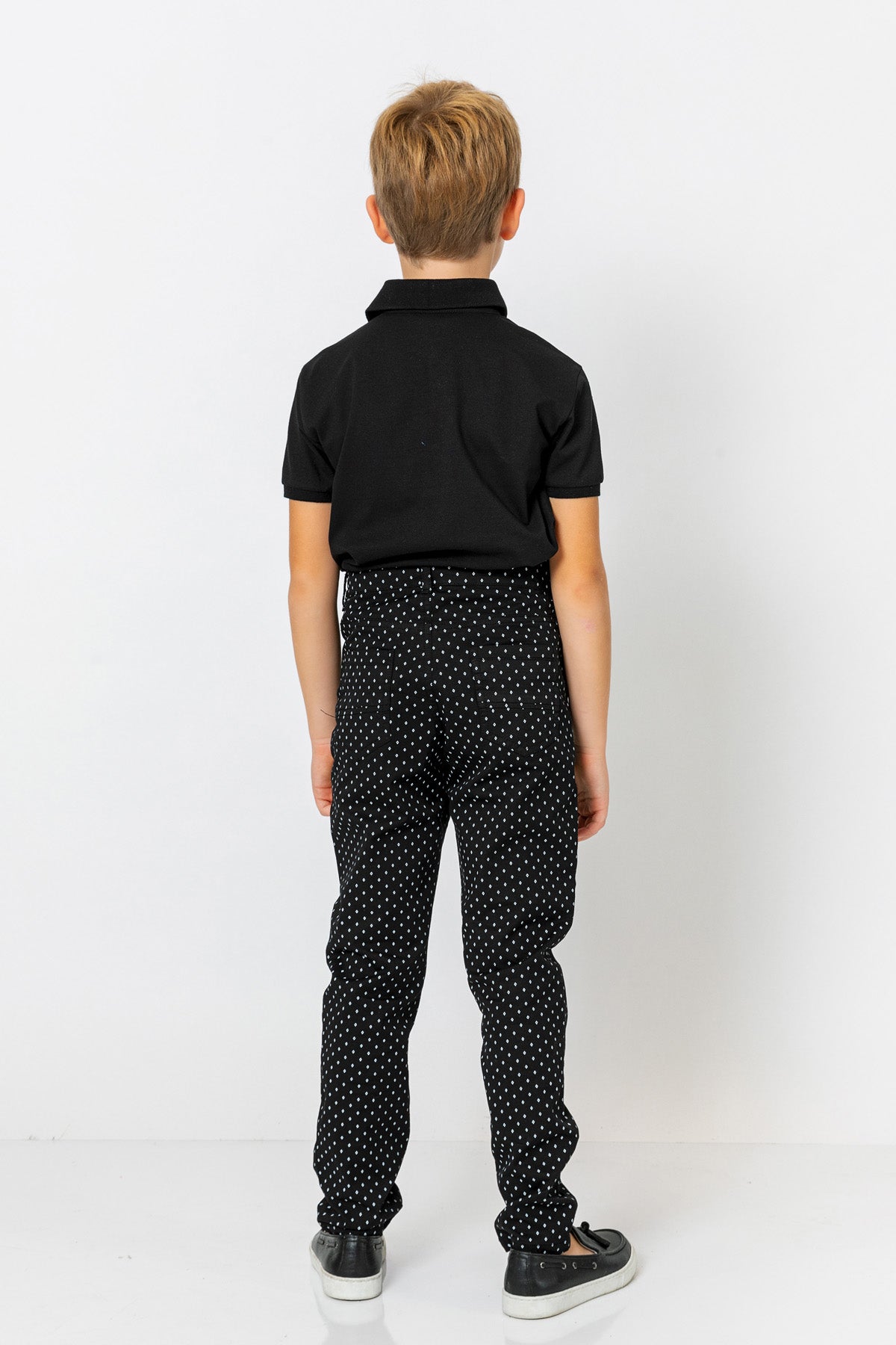 InCity Kids Boys Solid Button Short Sleeve Polo Shirt InCity Boys & Girls