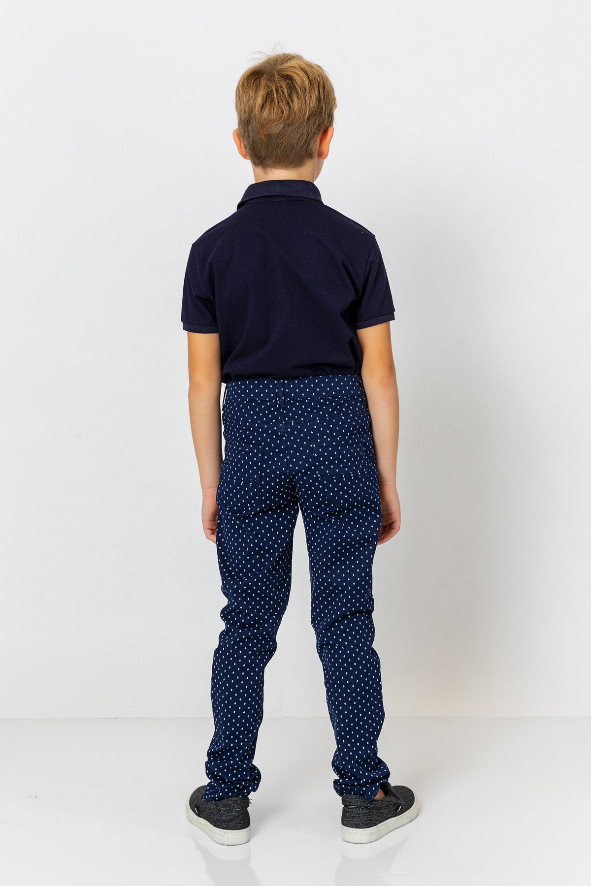 InCity Kids Boys Solid Button Short Sleeve Polo Shirt InCity Boys & Girls
