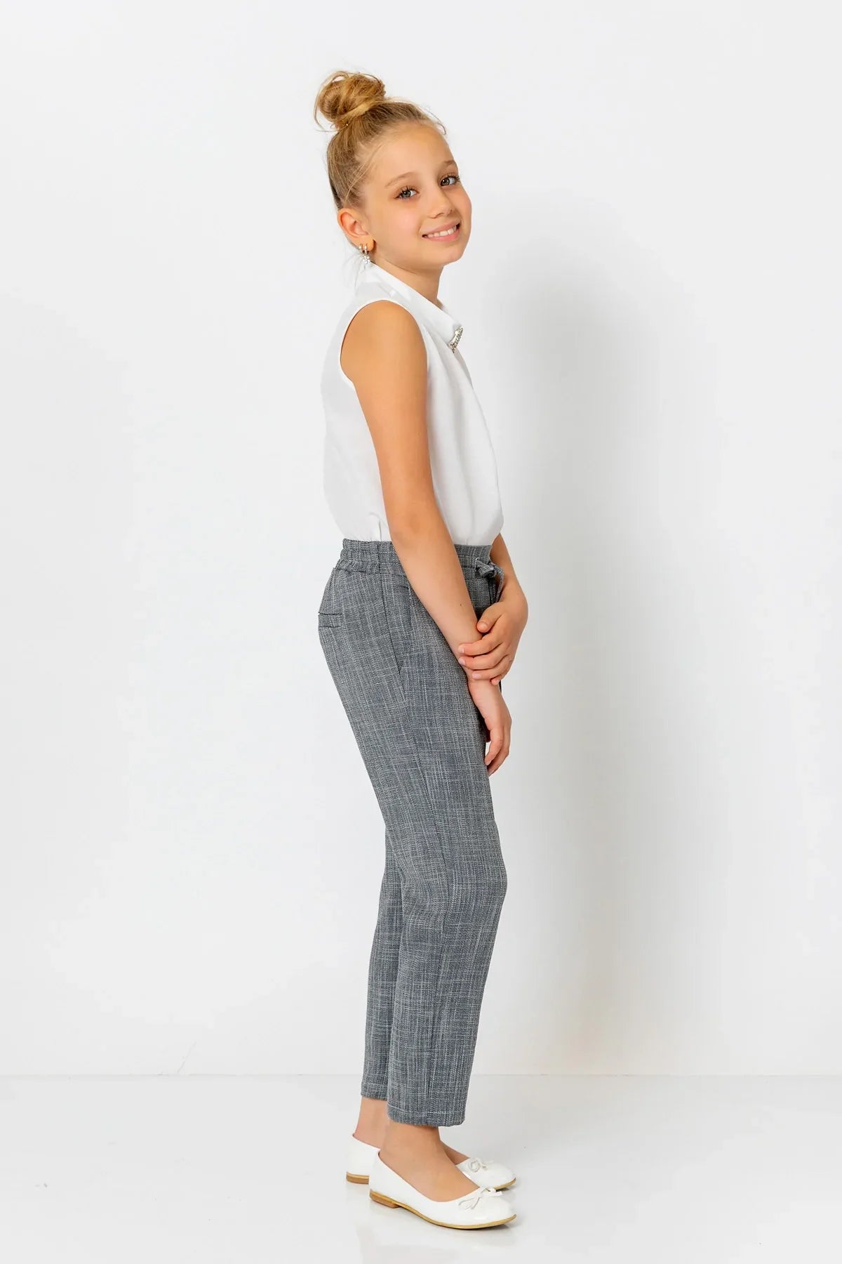 InCity Kids Girls Drawstring Formal Dress Pants InCity Boys & Girls