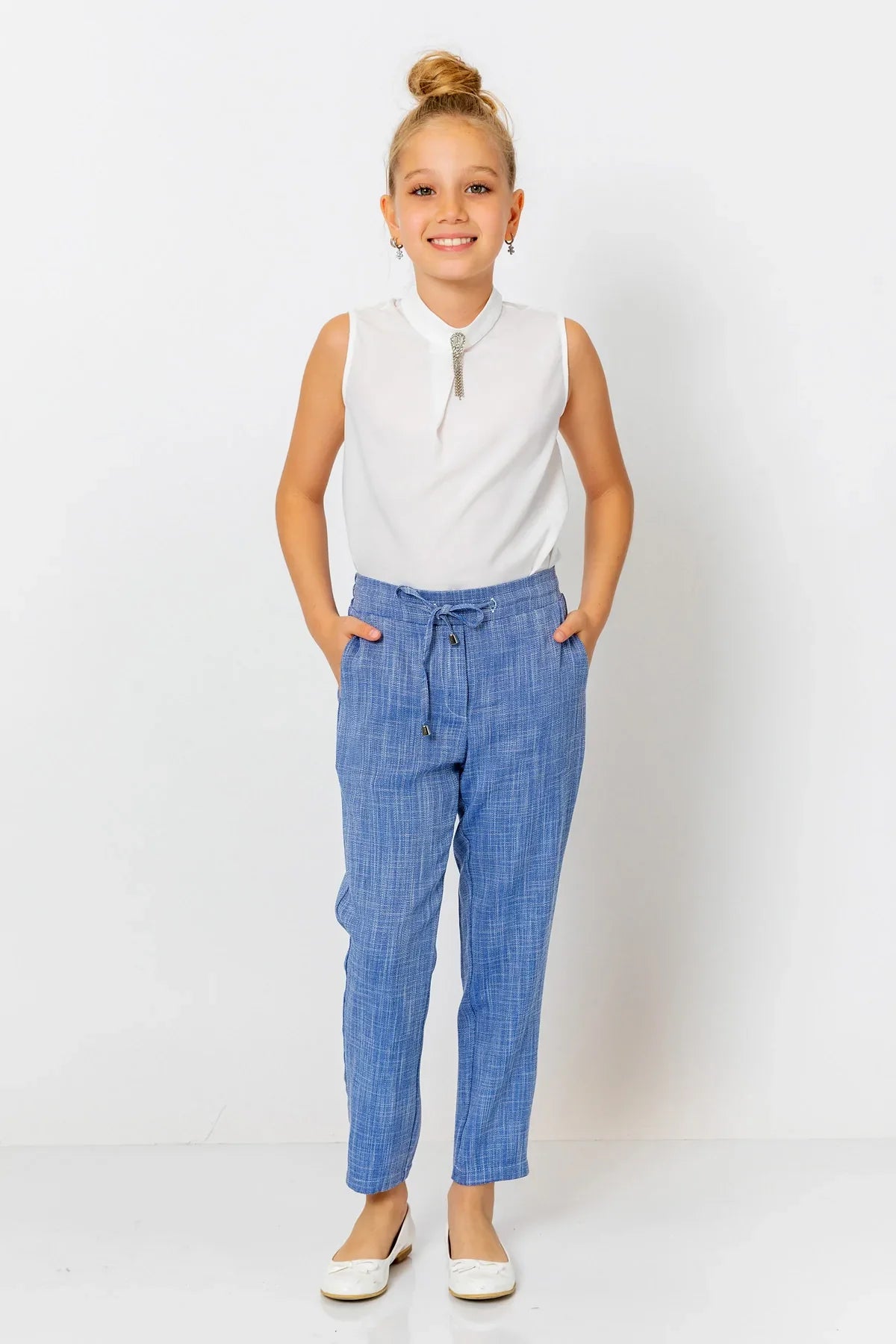 InCity Kids Girls Drawstring Formal Dress Pants InCity Boys & Girls
