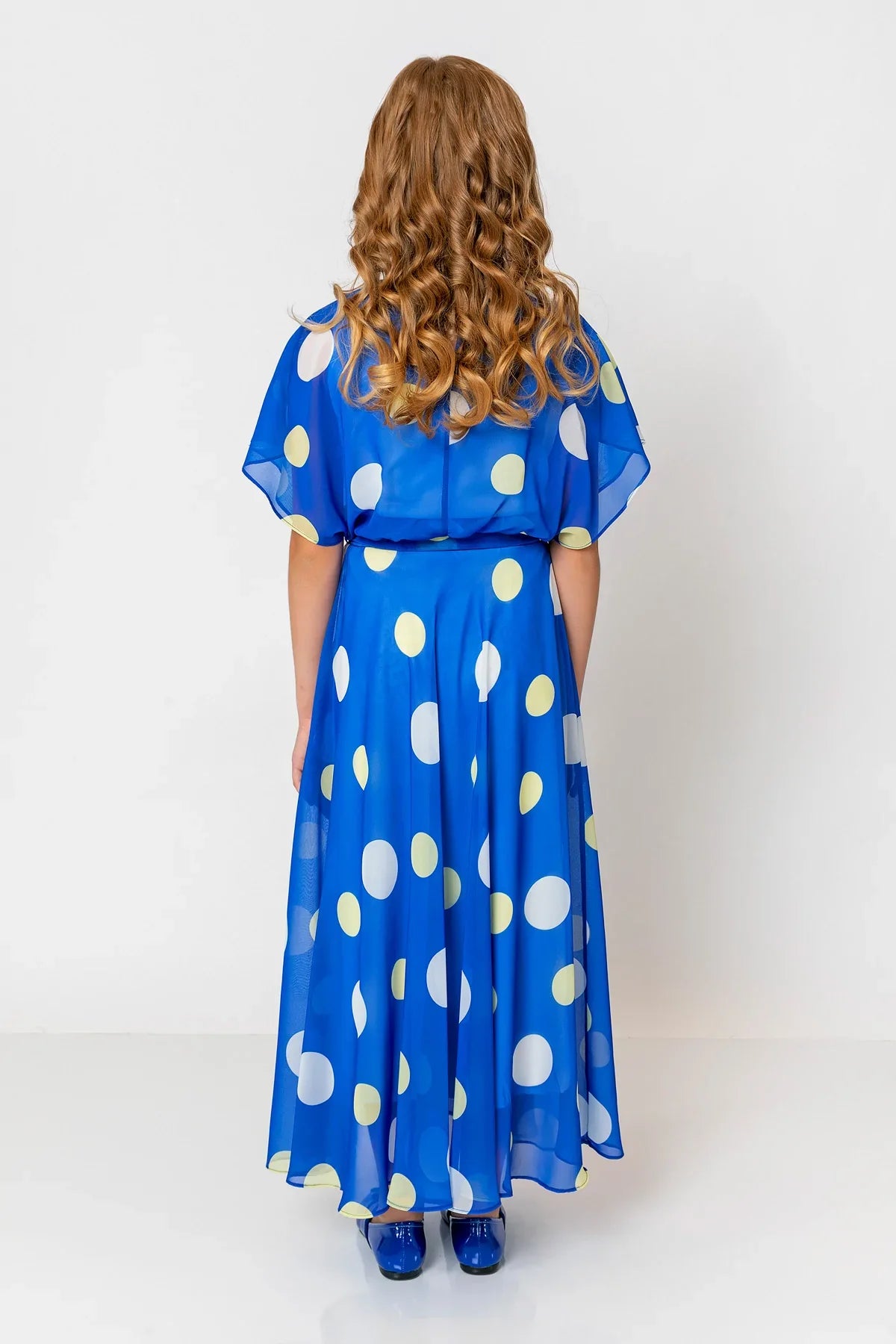 InCity Kids Girls Batwing Sleeve Polka Dot Dress InCity Boys & Girls