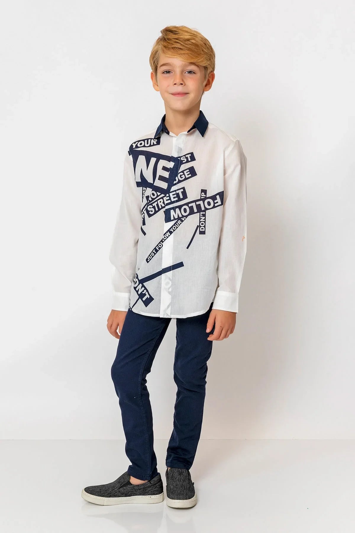 InCity Kids Boys Solid Straight Leg Dress Pants InCity Boys & Girls