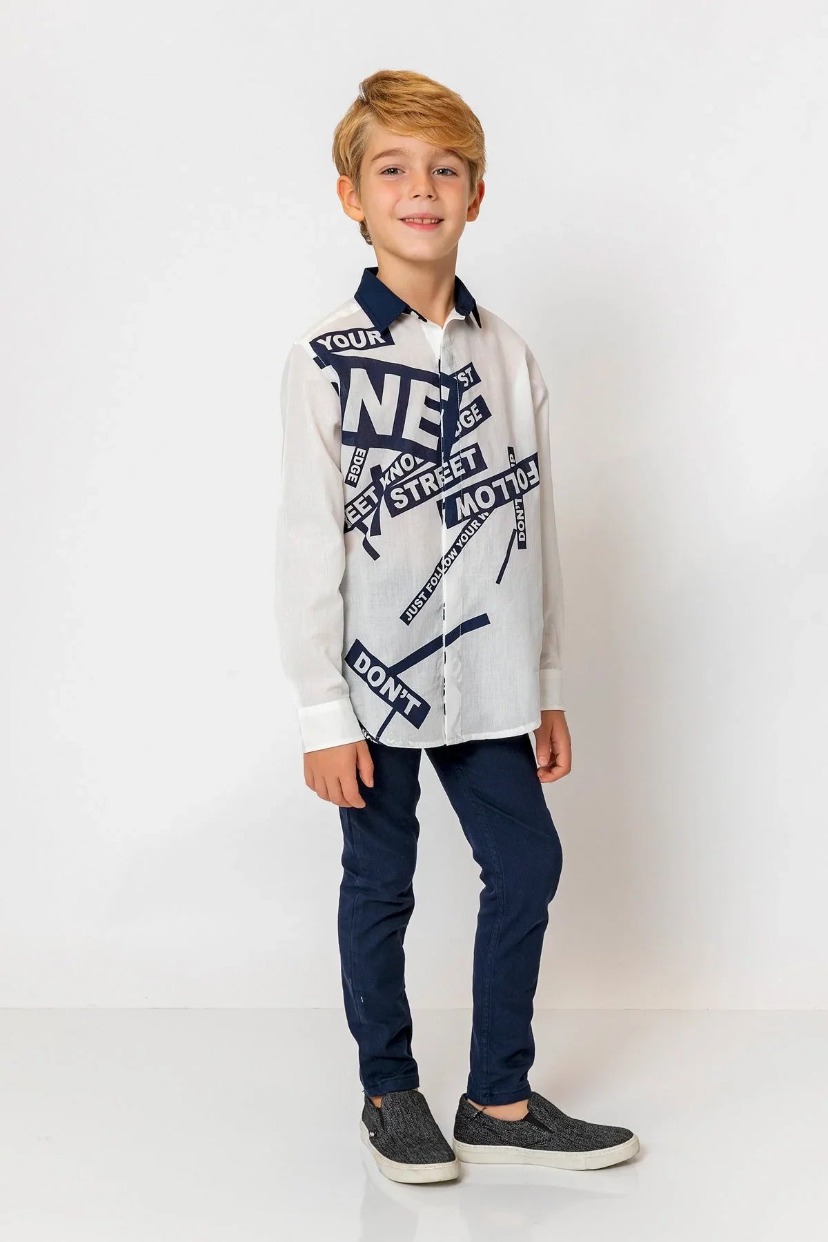 InCity Kids Boys Solid Straight Leg Dress Pants InCity Boys & Girls