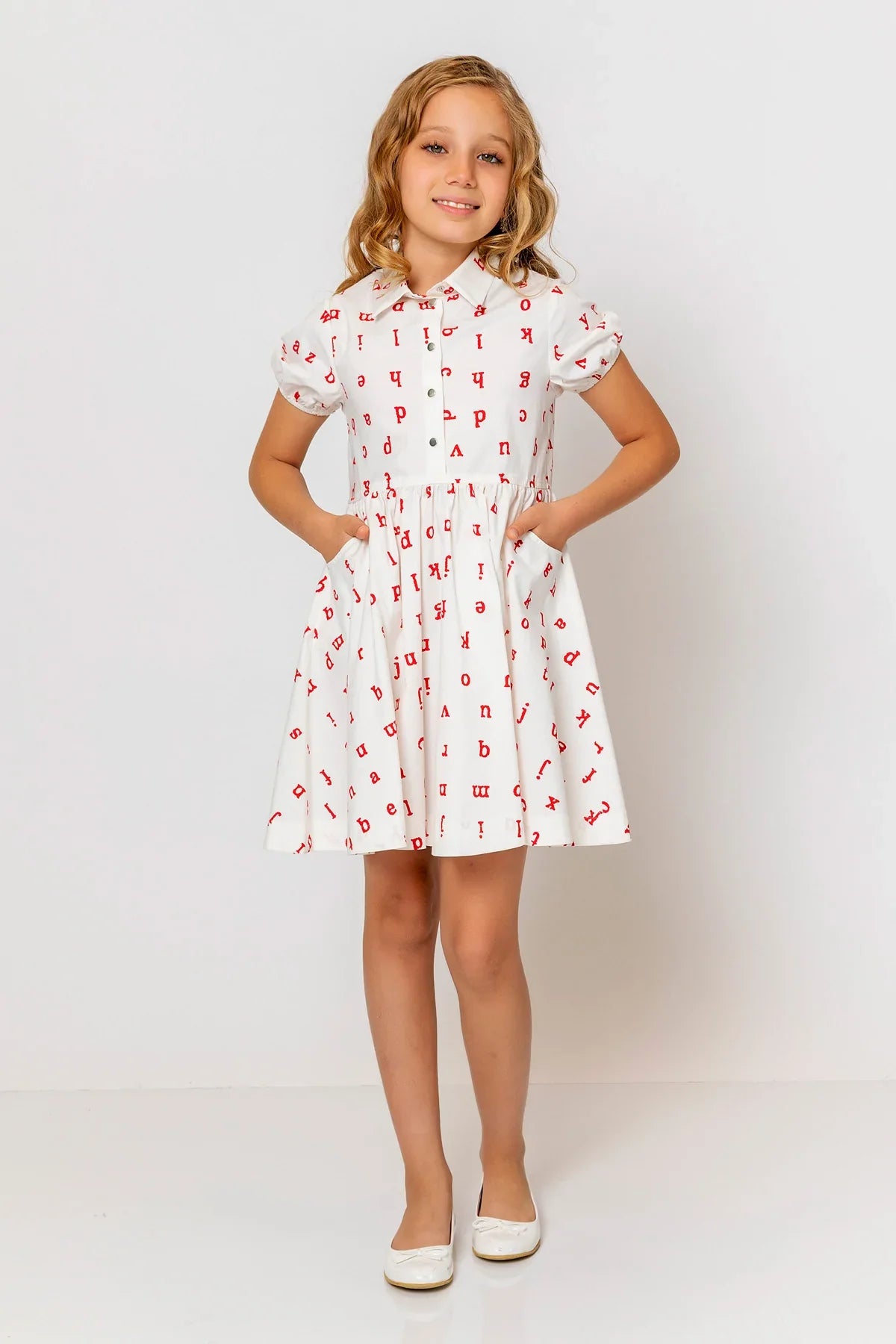 InCity Kids Girls Midi Alphabet Dress InCity Boys & Girls