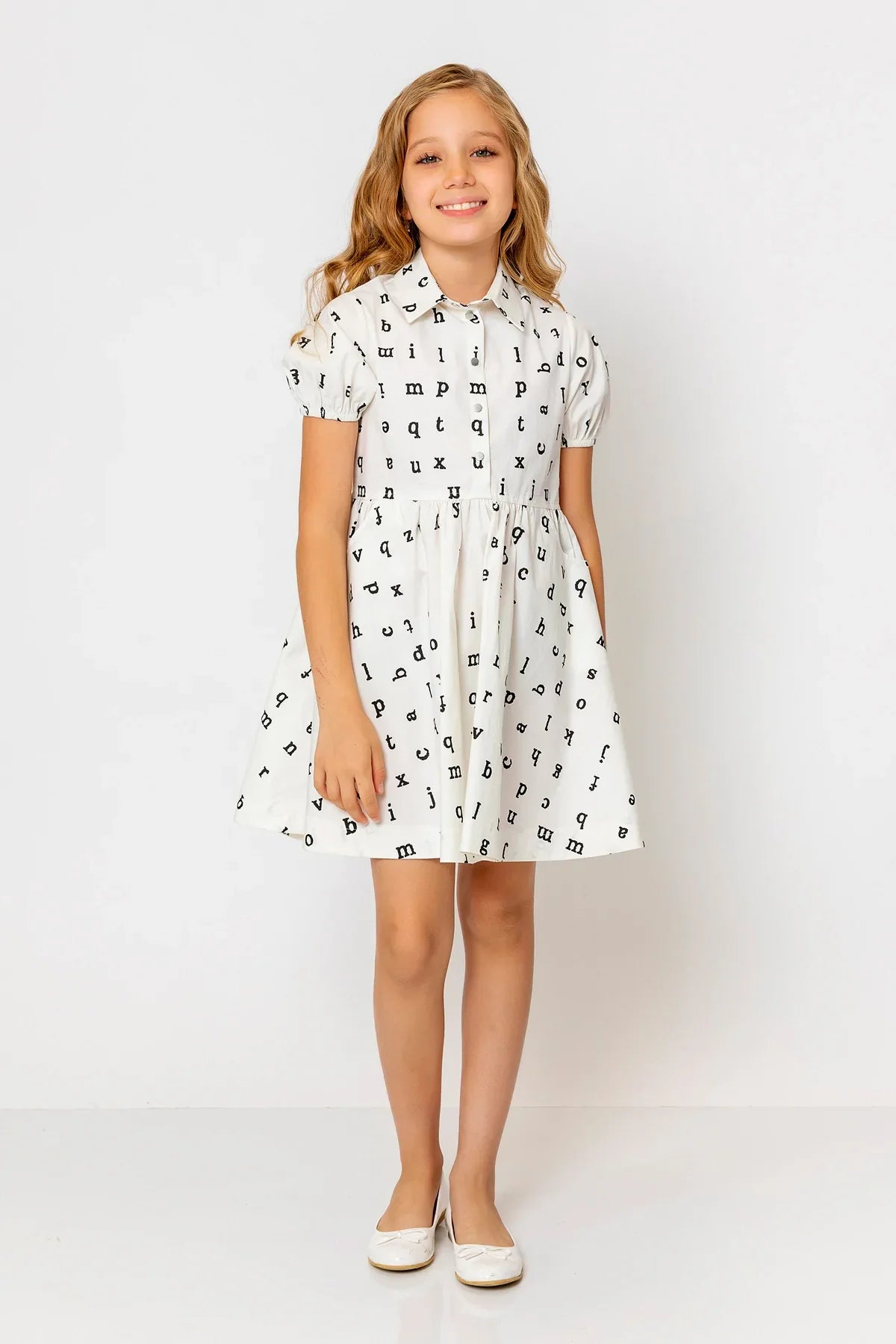 InCity Kids Girls Midi Alphabet Dress InCity Boys & Girls