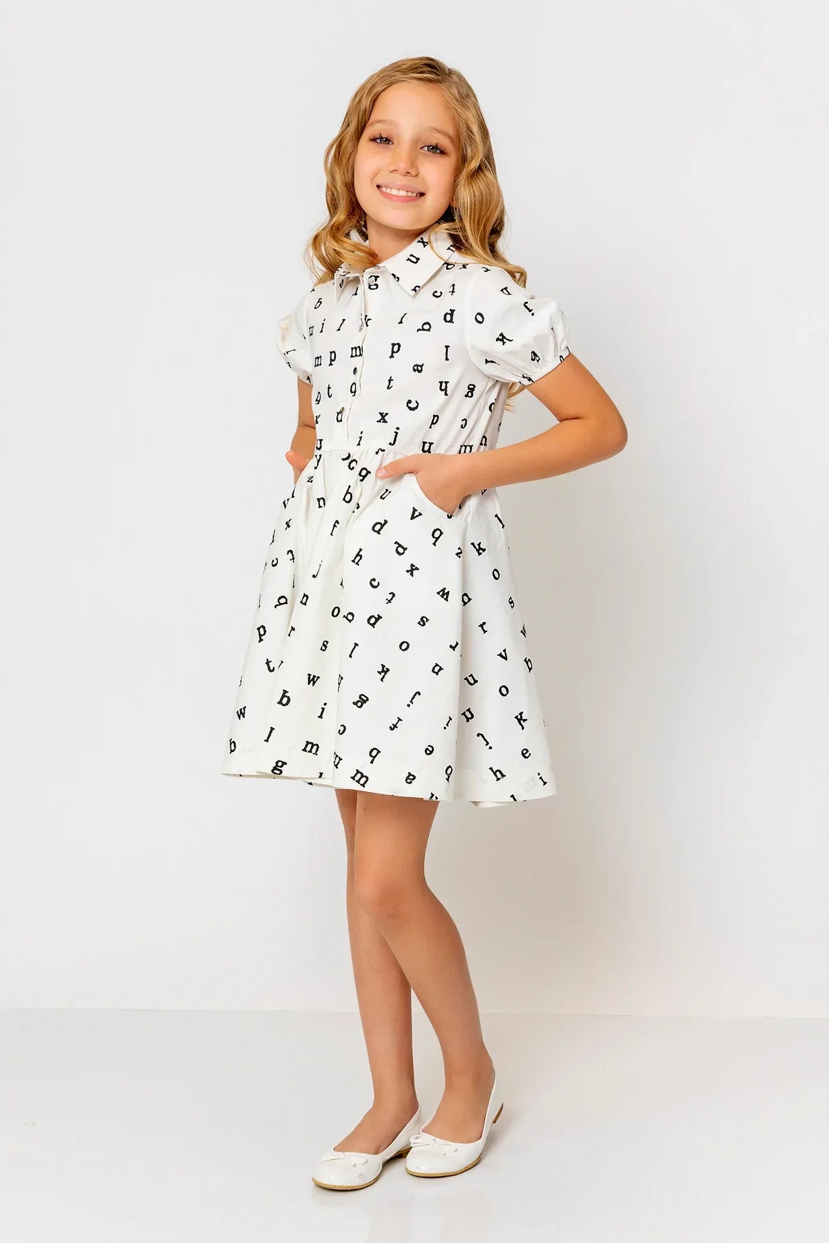 InCity Kids Girls Midi Alphabet Dress InCity Boys & Girls