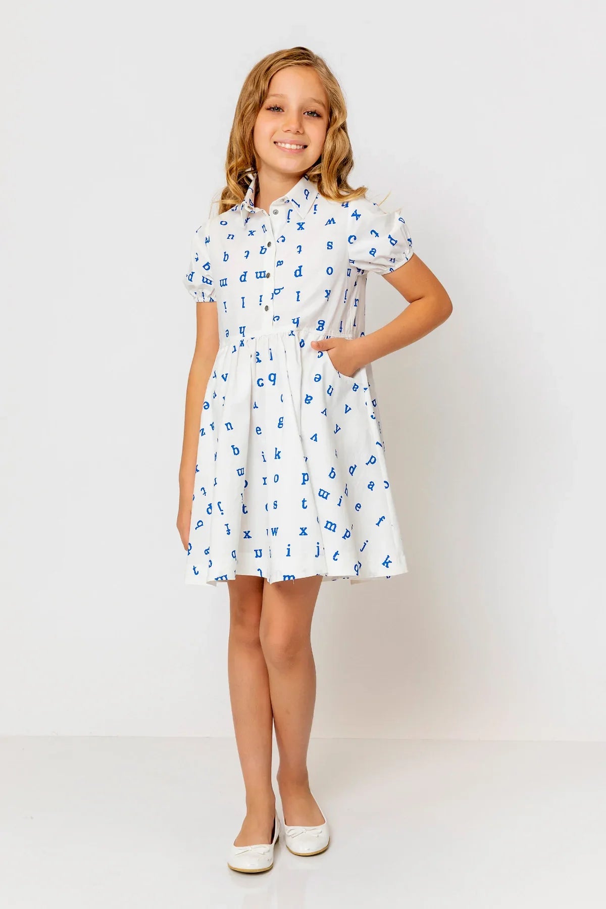InCity Kids Girls Midi Alphabet Dress InCity Boys & Girls