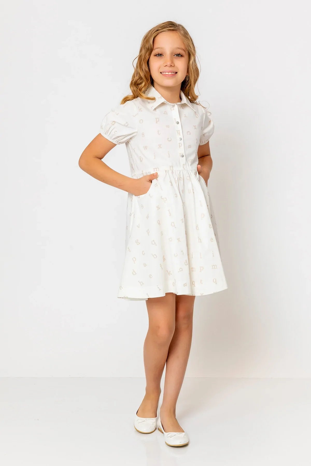 InCity Kids Girls Midi Alphabet Dress InCity Boys & Girls