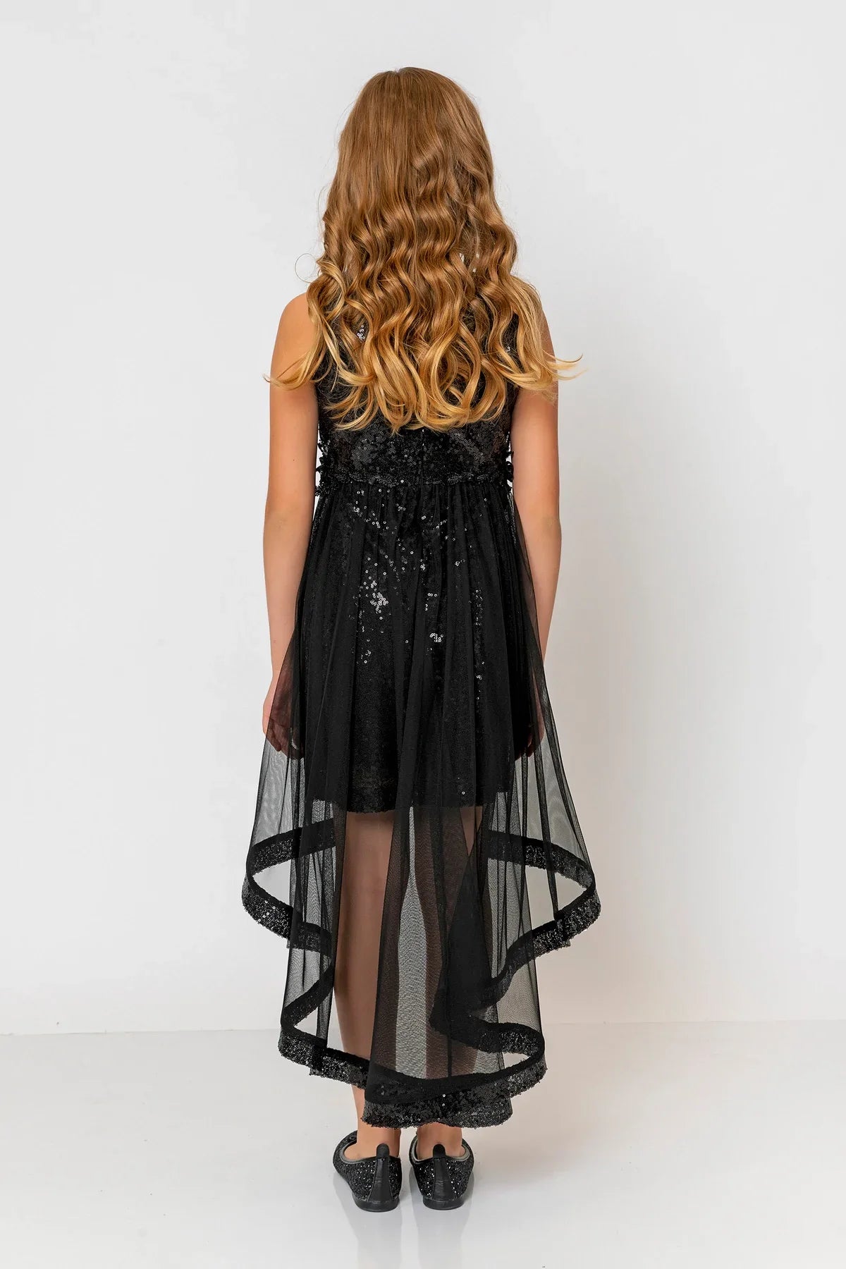 InCity Kids Girls Sequin Sleeveless Back Zipper Bridesmaid Dress InCity Boys & Girls