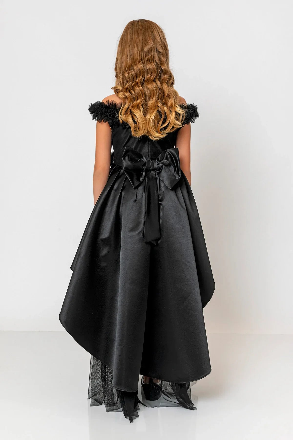 InCity Kids Girls Floral Belt Ruffle Bridesmaid Dress InCity Boys & Girls