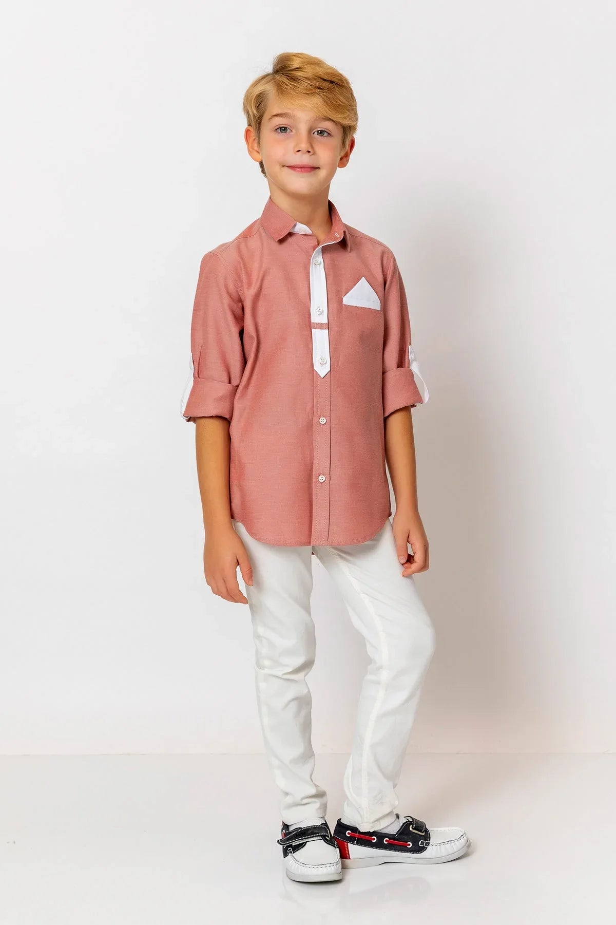 InCity Kids Boys Solid Straight Leg Dress Pants InCity Boys & Girls