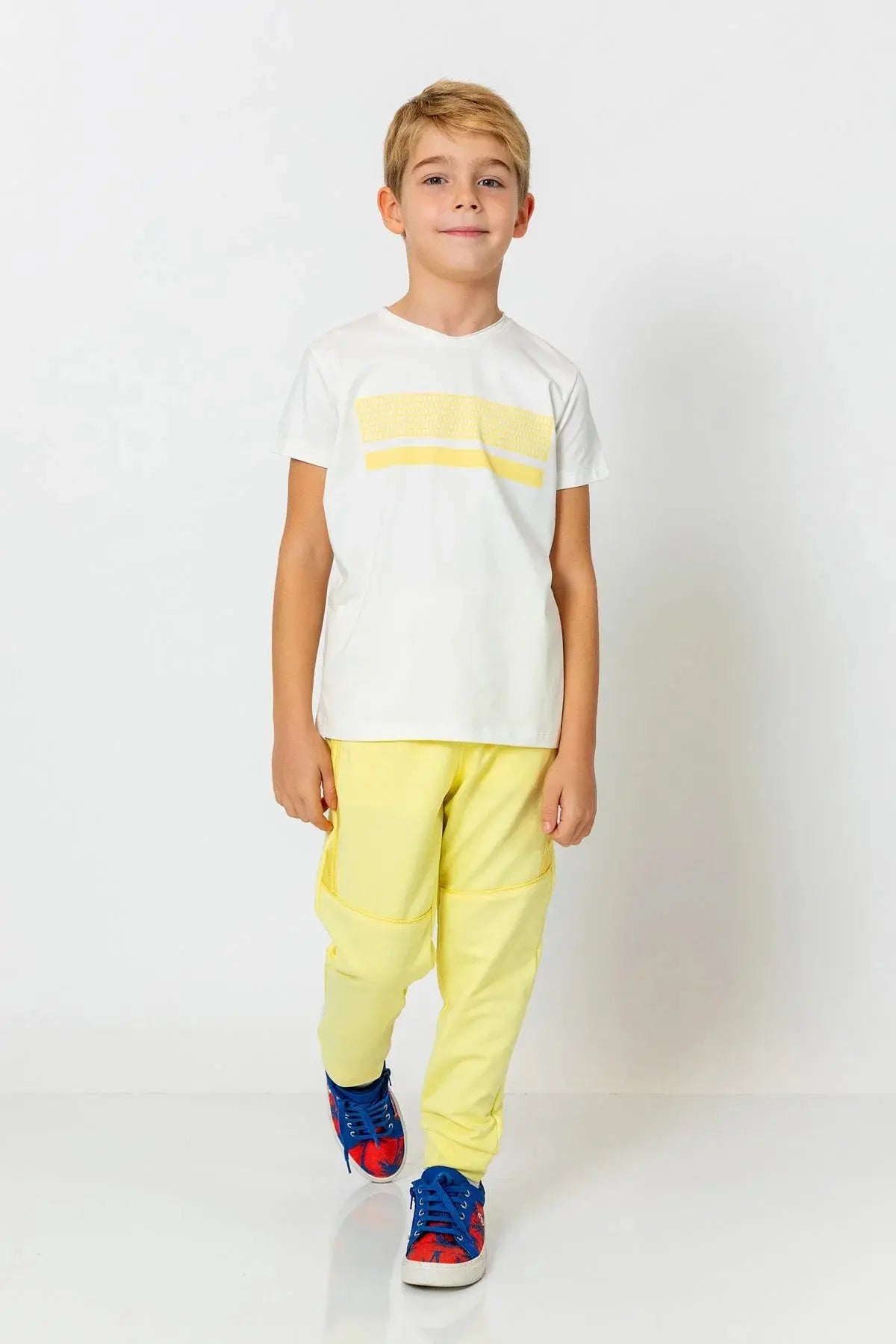 InCity Boys (3002) - Kısa Kollu Yuvarlak Yaka Baskılı T-Shirt dogan-811