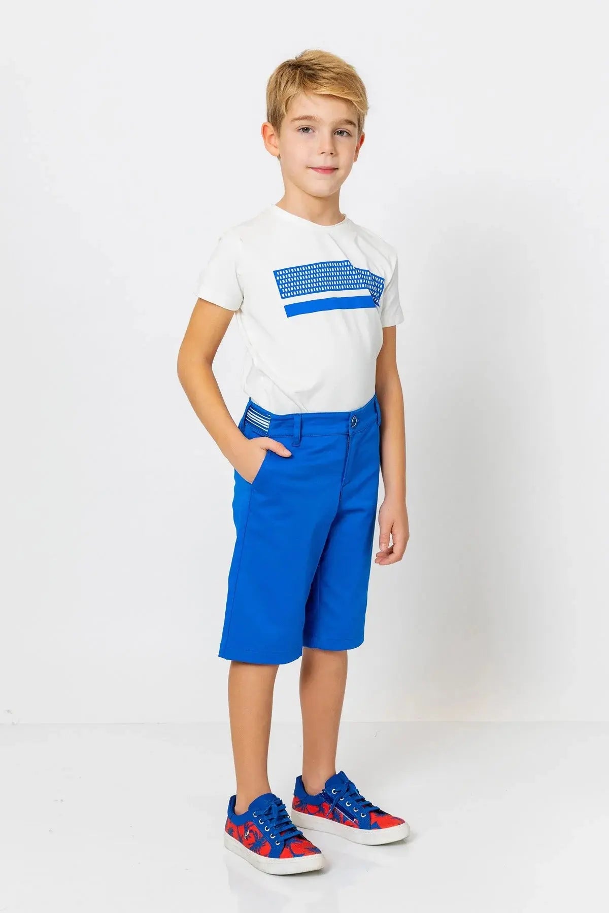 InCity Boys (3002) - Kısa Kollu Yuvarlak Yaka Baskılı T-Shirt dogan-811