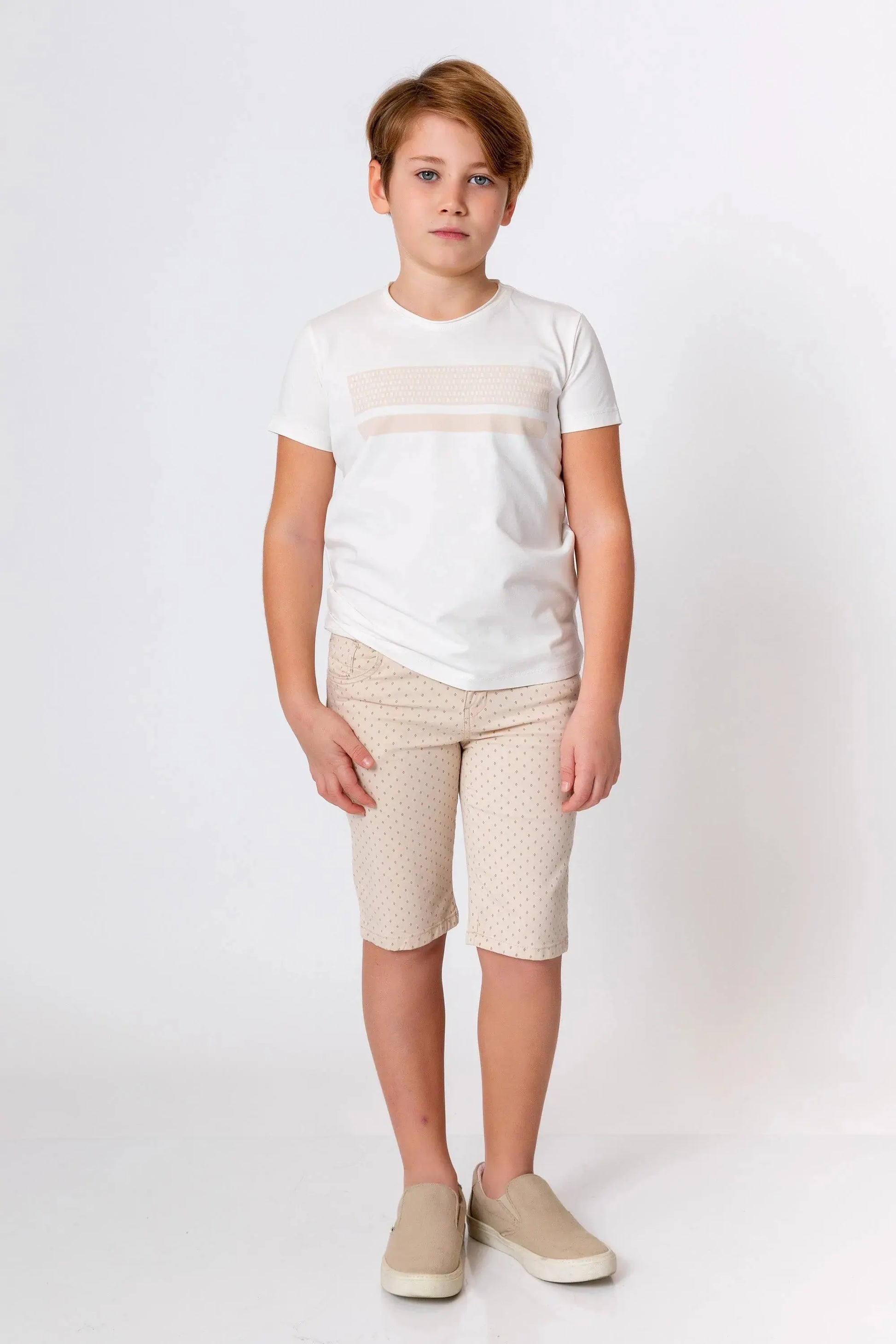 InCity Boys (3002) - Kısa Kollu Yuvarlak Yaka Baskılı T-Shirt dogan-811