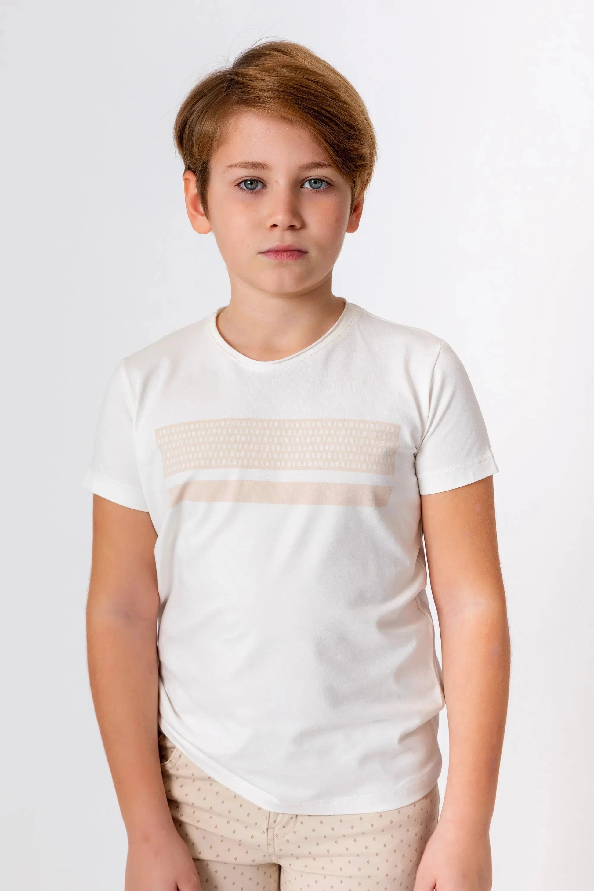 InCity Boys (3002) - Kısa Kollu Yuvarlak Yaka Baskılı T-Shirt dogan-811