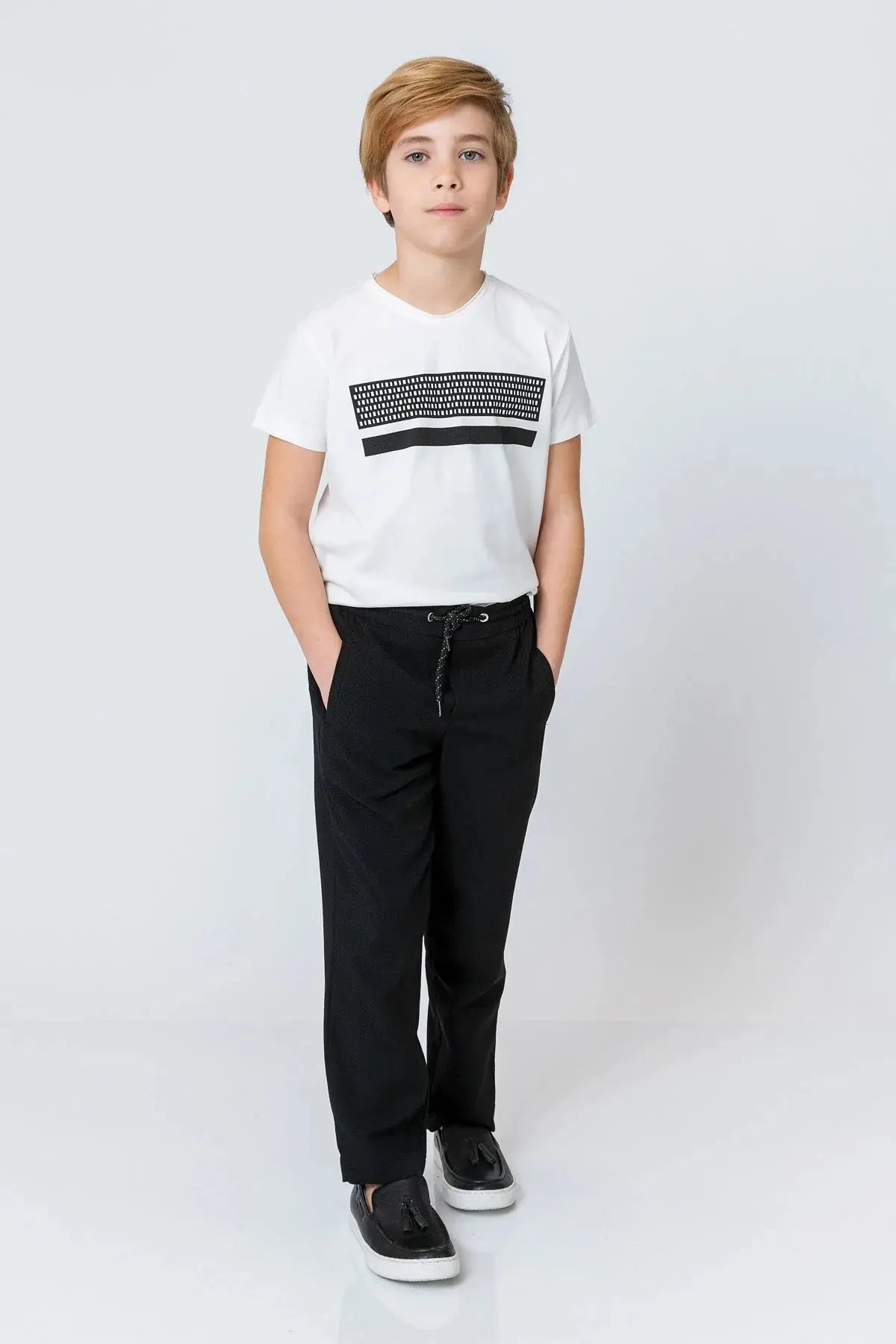 InCity Boys (3002) - Kısa Kollu Yuvarlak Yaka Baskılı T-Shirt dogan-811