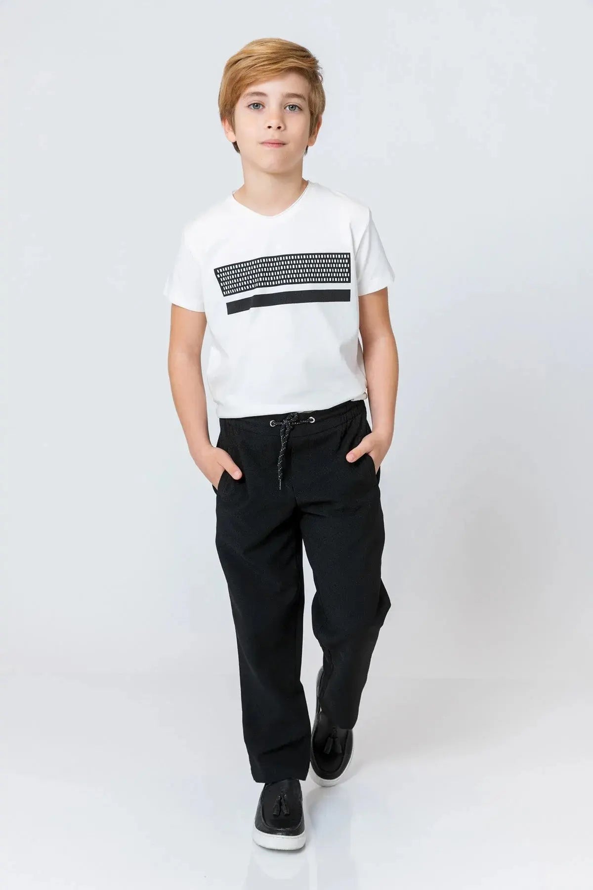 InCity Boys (3002) - Kısa Kollu Yuvarlak Yaka Baskılı T-Shirt dogan-811