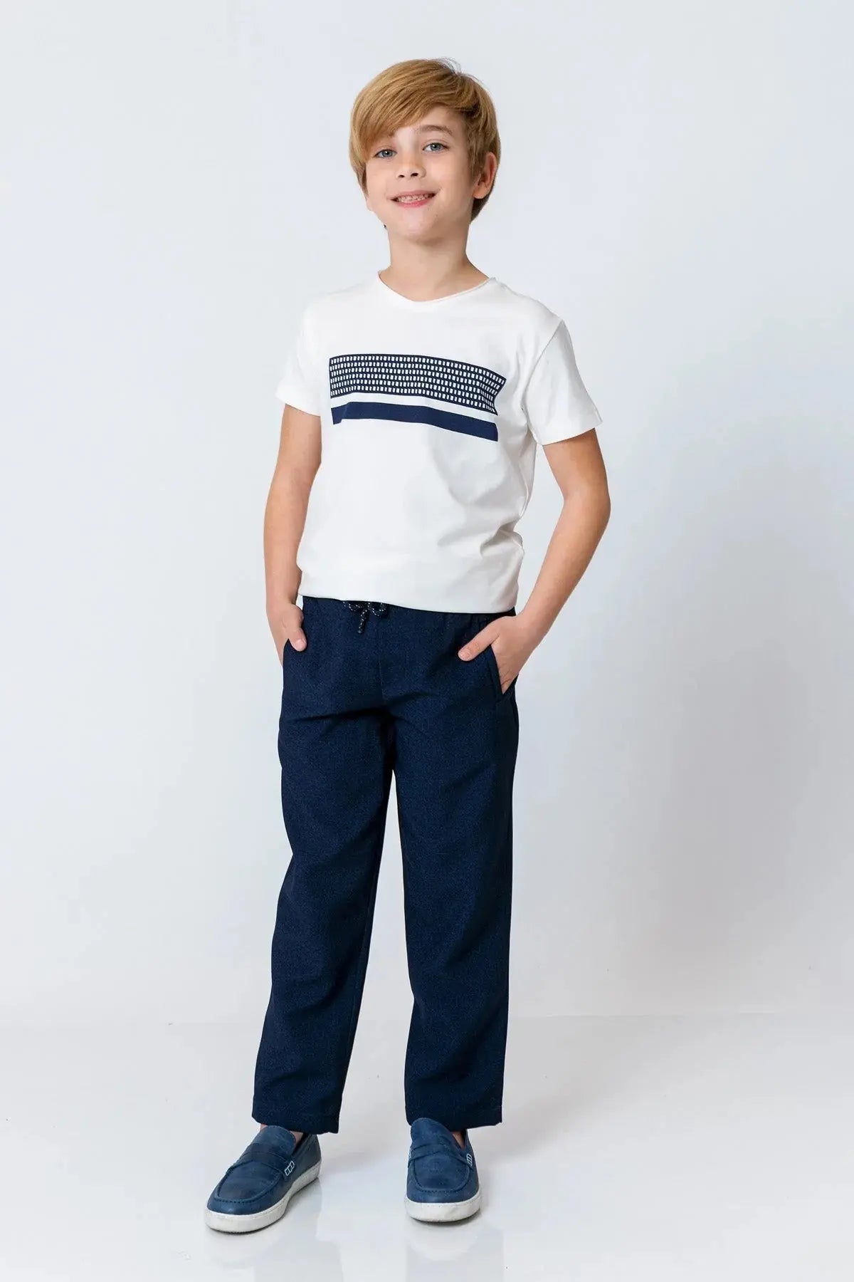 InCity Boys (3002) - Kısa Kollu Yuvarlak Yaka Baskılı T-Shirt dogan-811