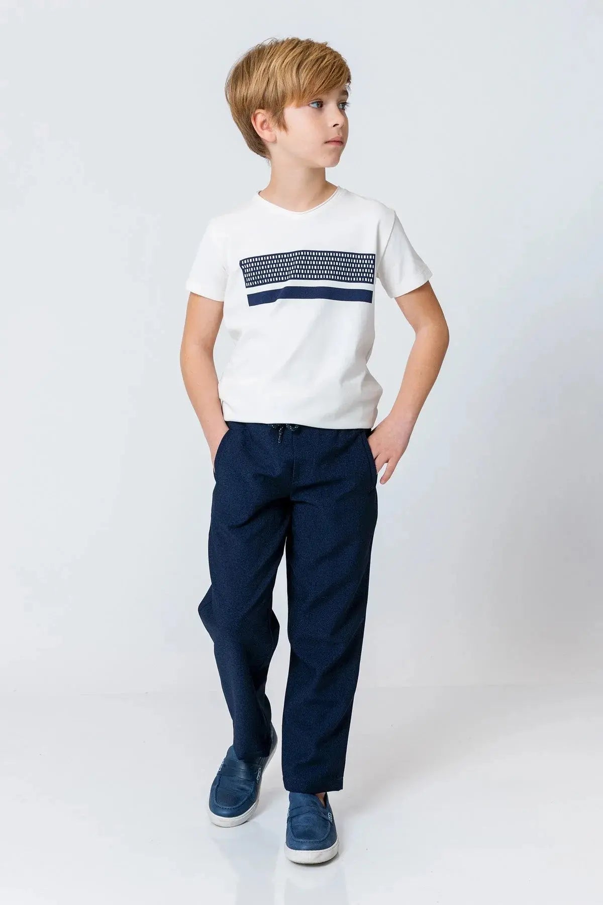 InCity Boys (3002) - Kısa Kollu Yuvarlak Yaka Baskılı T-Shirt dogan-811