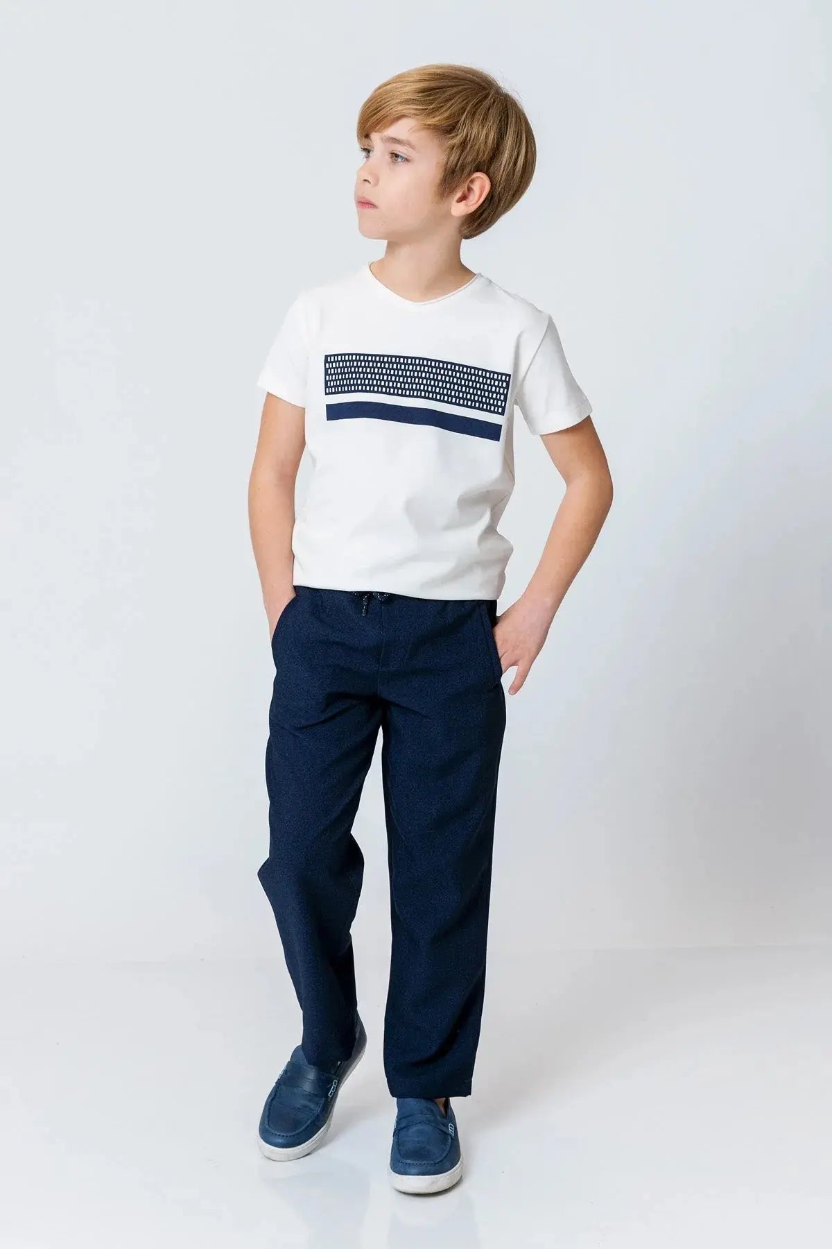 InCity Boys (3002) - Kısa Kollu Yuvarlak Yaka Baskılı T-Shirt dogan-811