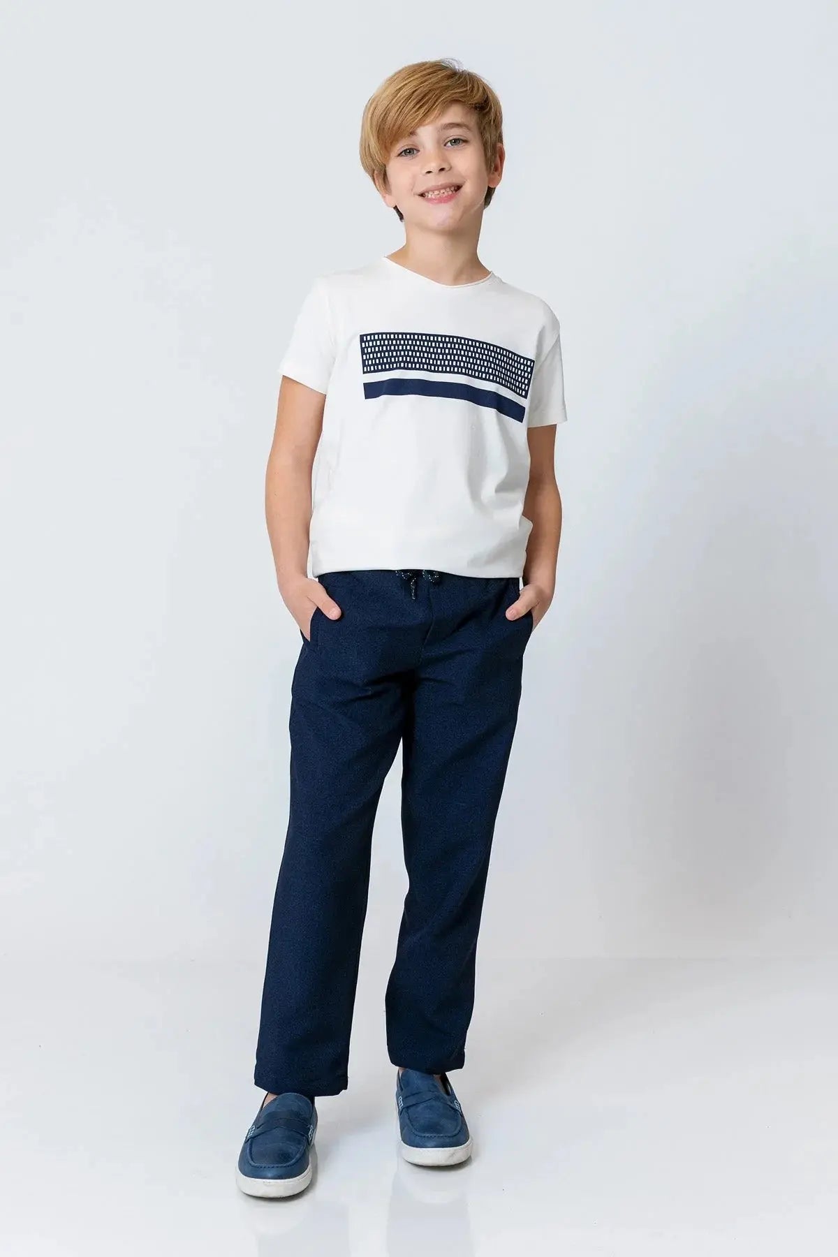 InCity Boys (3002) - Kısa Kollu Yuvarlak Yaka Baskılı T-Shirt dogan-811