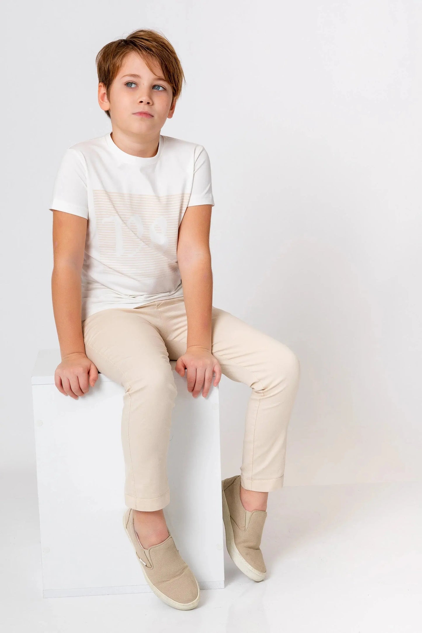 InCity Boys (3009) - Yuvarlak Yaka Ksa Kol 1989 T-shirt dogan-811