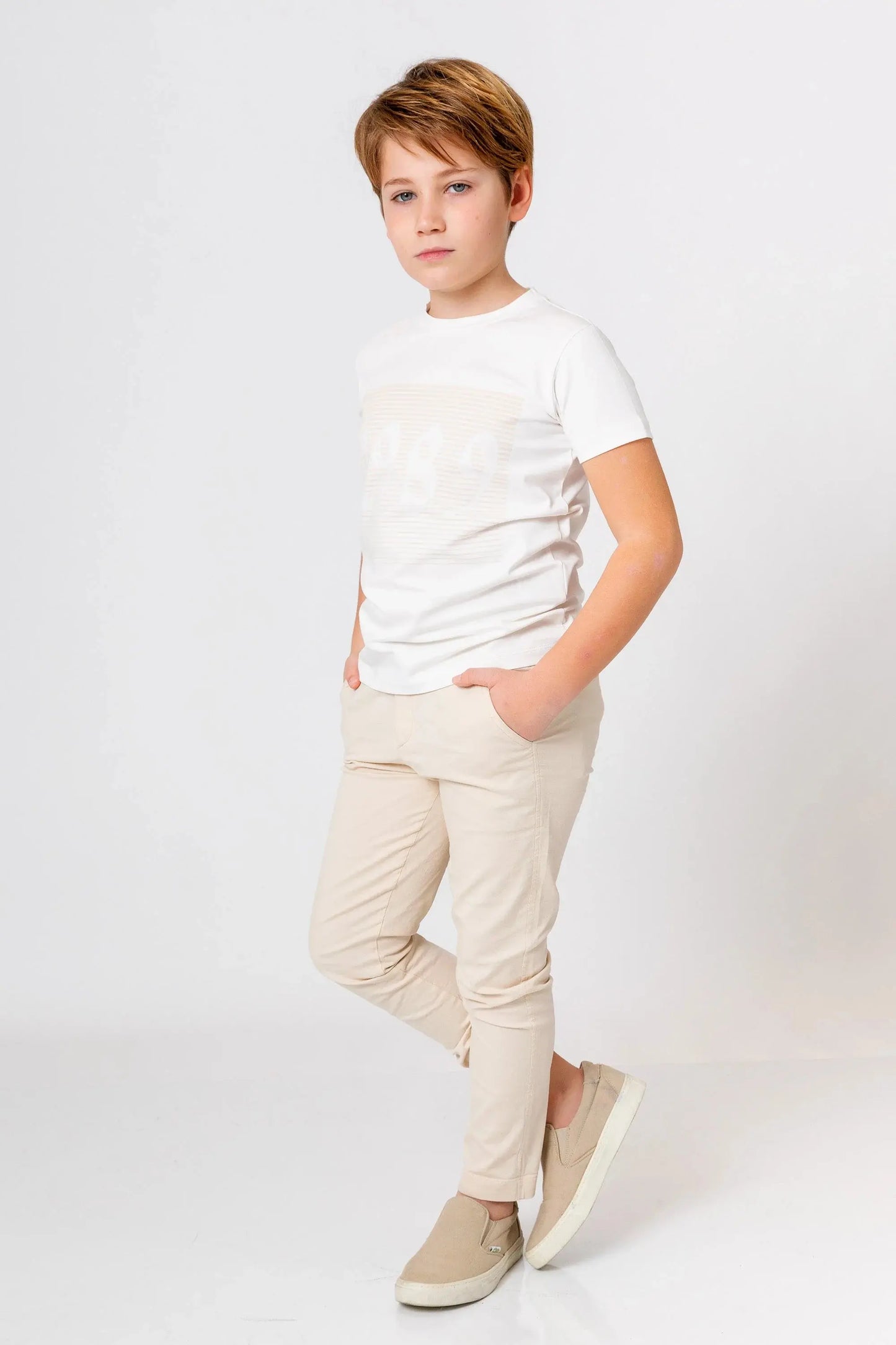 InCity Boys (3009) - Yuvarlak Yaka Ksa Kol 1989 T-shirt dogan-811