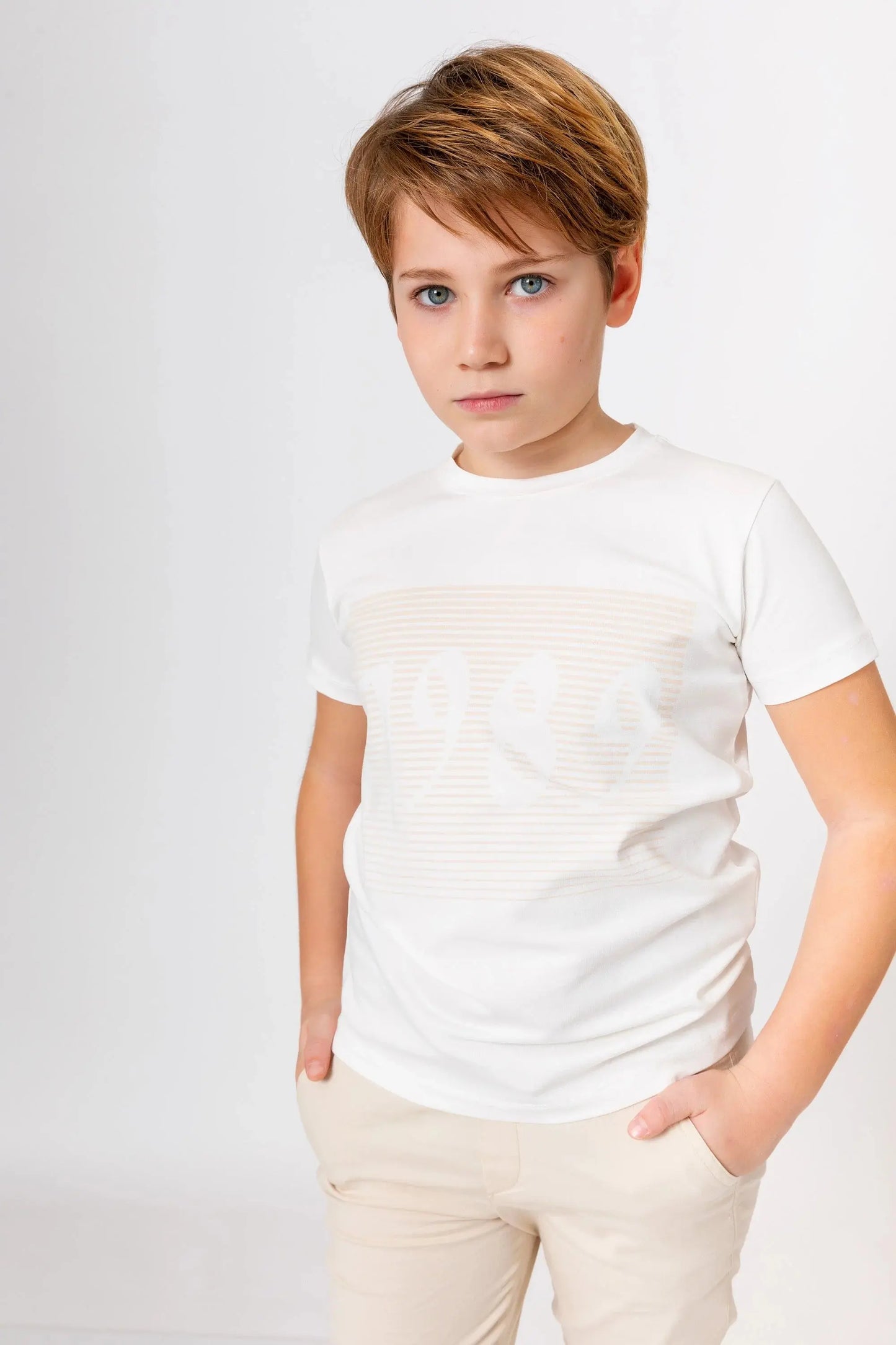 InCity Boys (3009) - Yuvarlak Yaka Ksa Kol 1989 T-shirt dogan-811