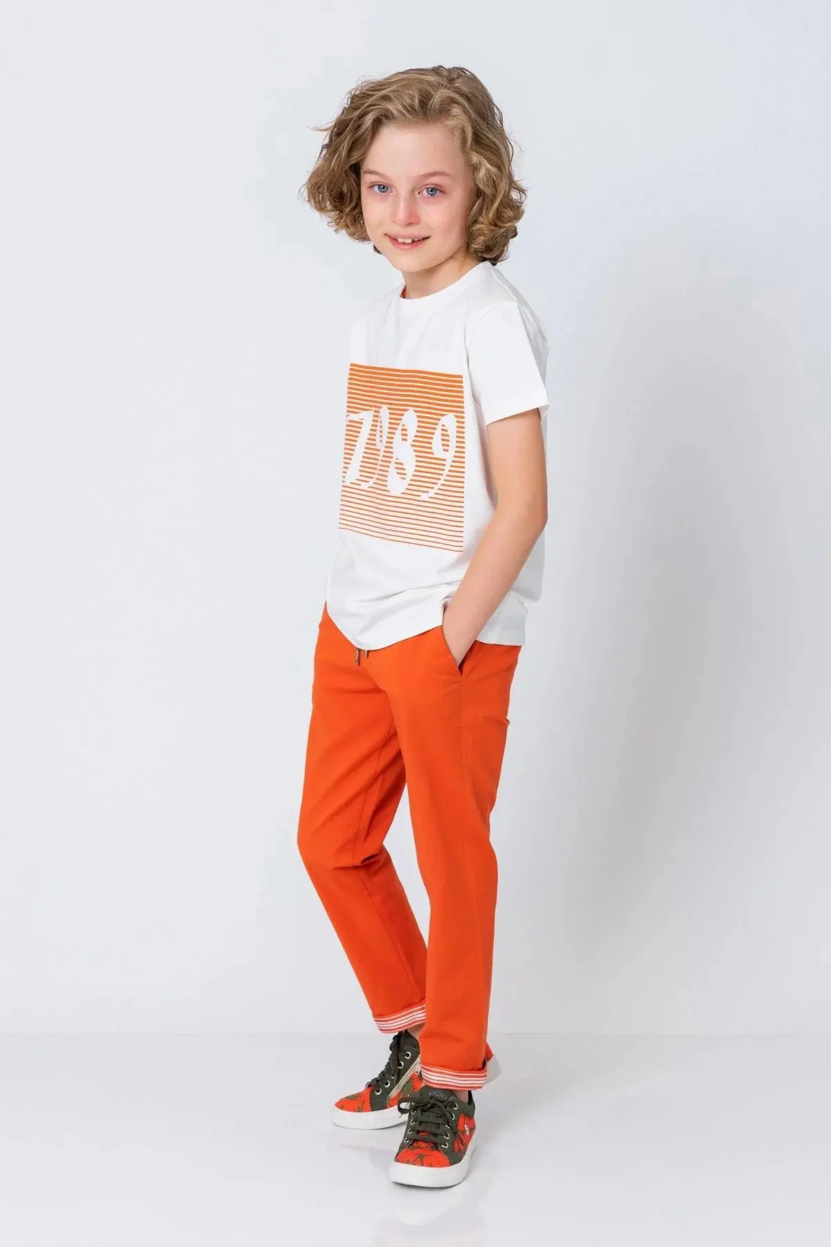 InCity Boys (3009) - Yuvarlak Yaka Ksa Kol 1989 T-shirt dogan-811