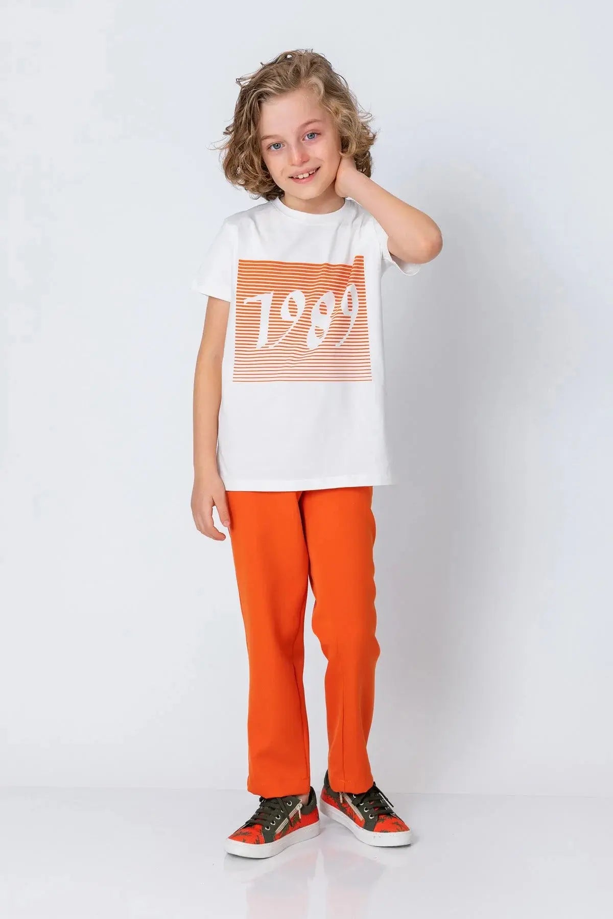 InCity Boys (3009) - Yuvarlak Yaka Ksa Kol 1989 T-shirt dogan-811