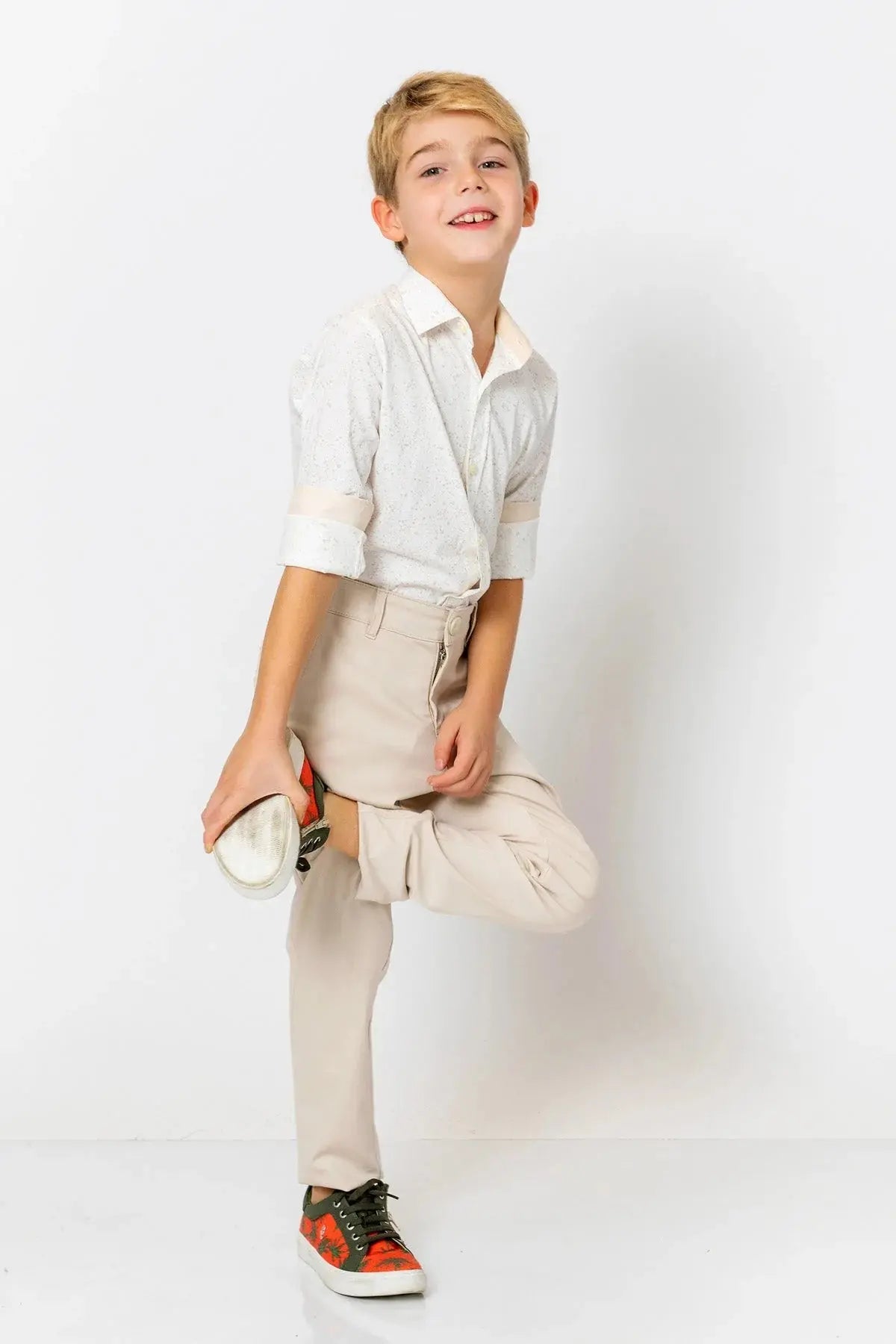 InCity Boys (3030) - Baskılı Uzun Kollu Gömlek dogan-811