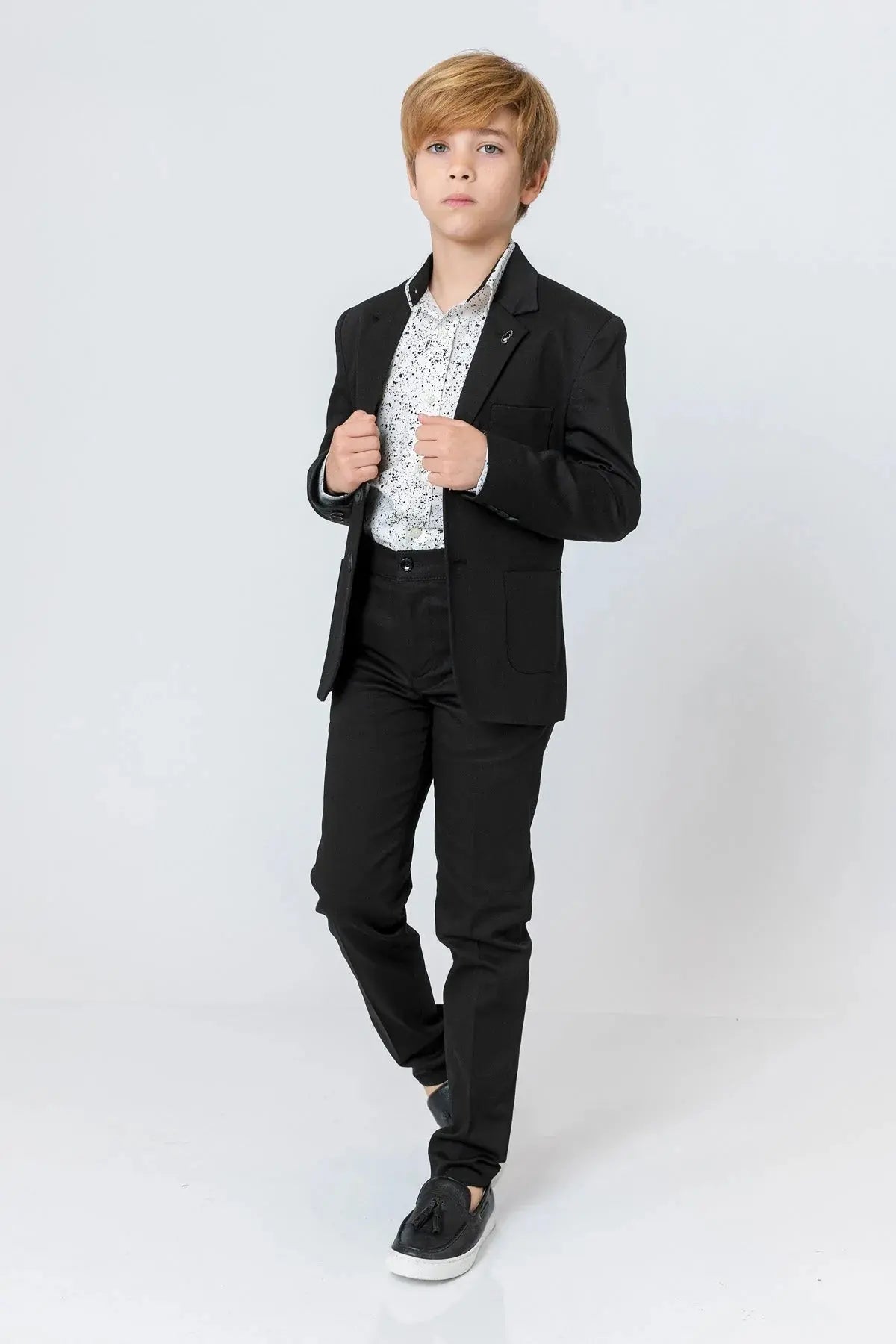 InCity Boys (3030) - Baskılı Uzun Kollu Gömlek dogan-811