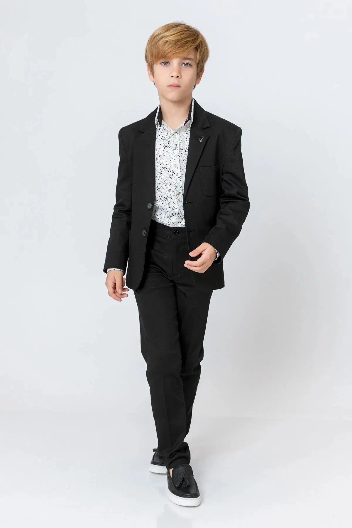 InCity Boys (3030) - Baskılı Uzun Kollu Gömlek dogan-811