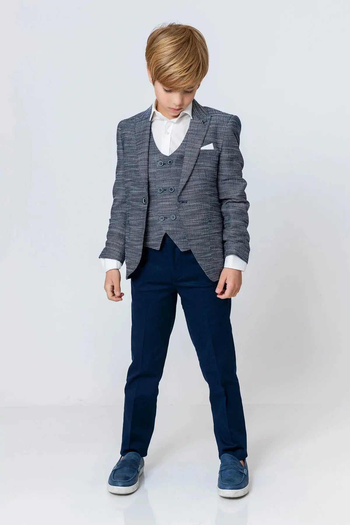 InCity Boys (3037) - 2 Parça Takm Yelek + Blazer dogan-811