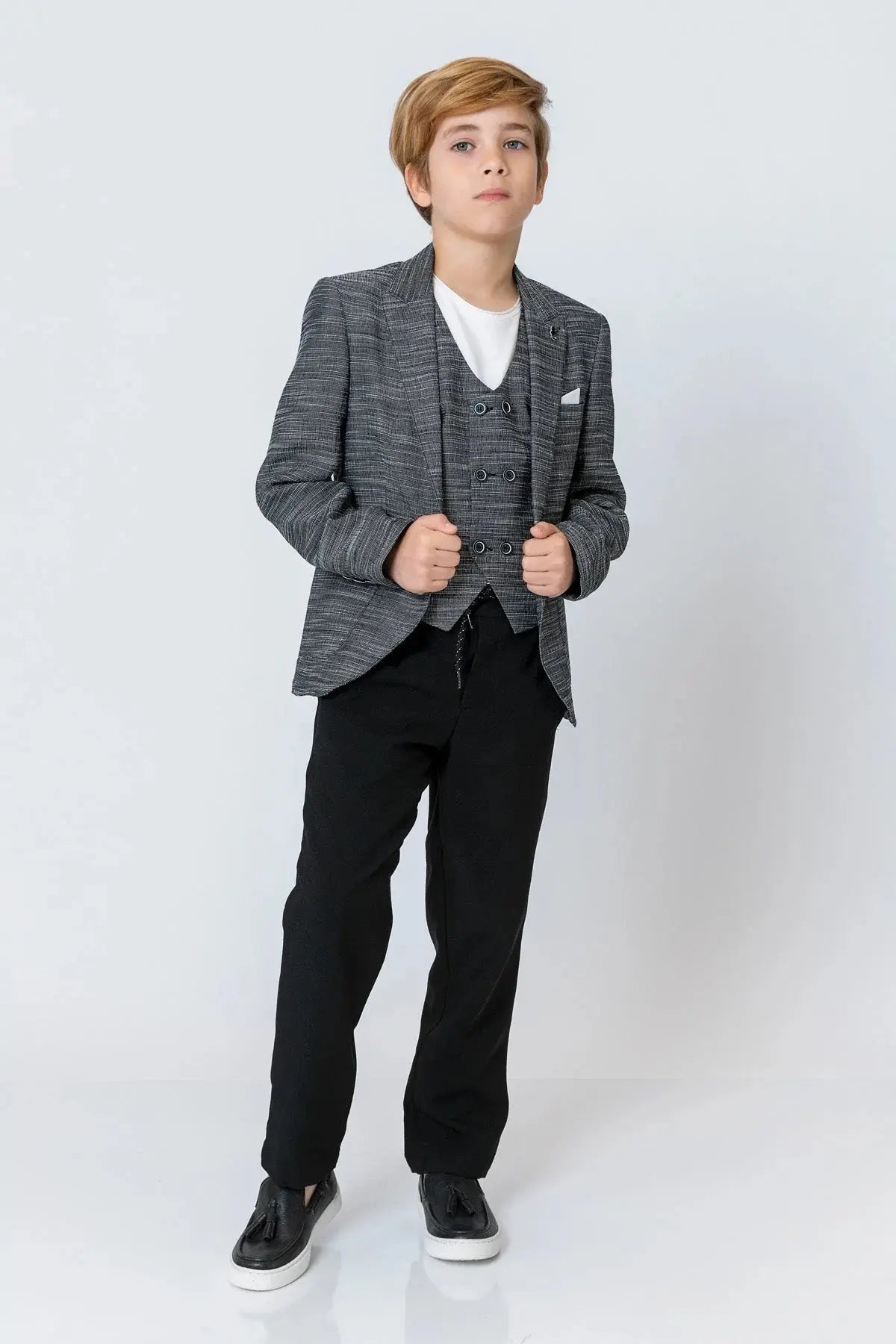 InCity Boys (3037) - 2 Parça Takm Yelek + Blazer dogan-811