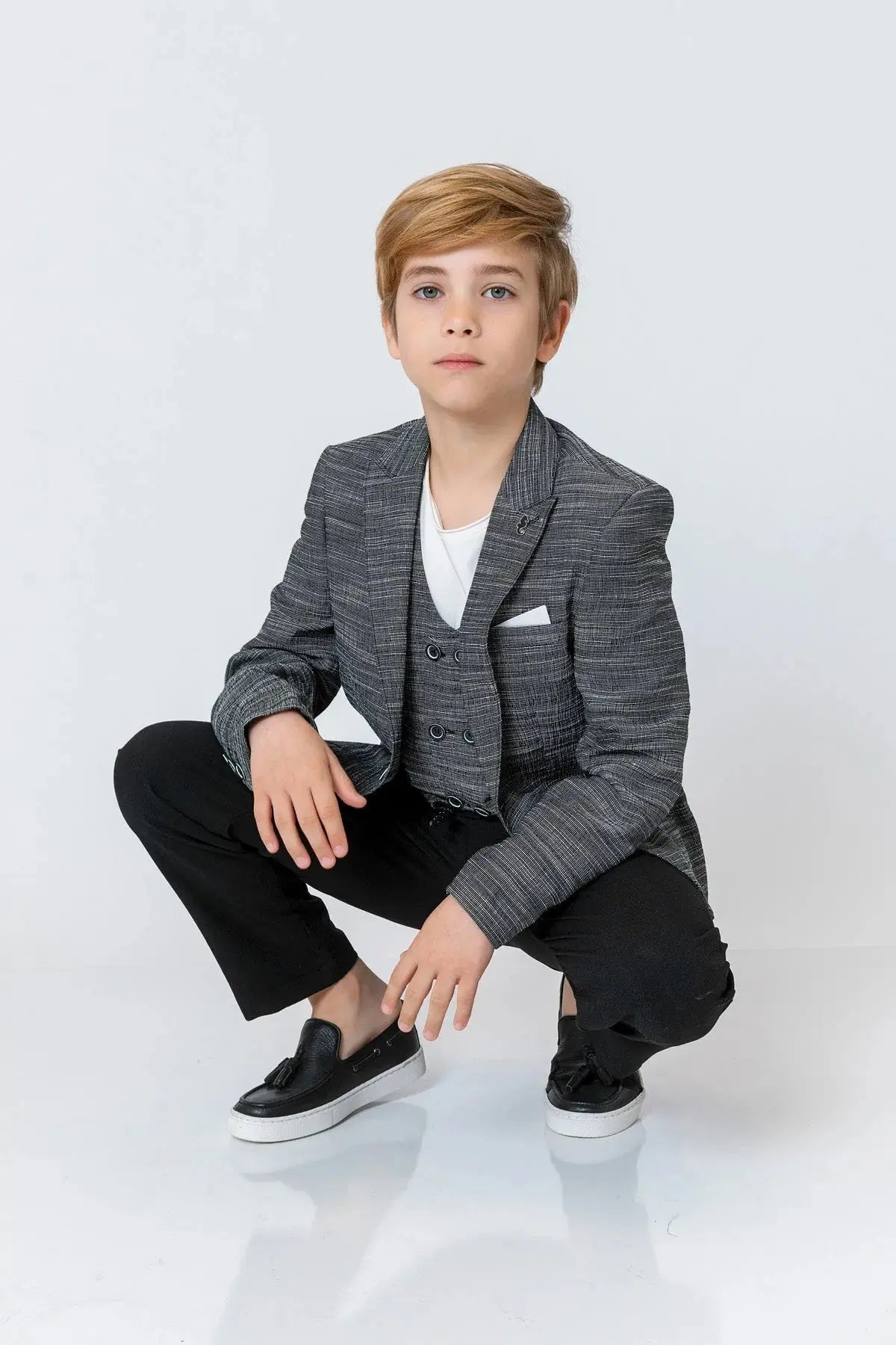 InCity Boys (3037) - 2 Parça Takm Yelek + Blazer dogan-811