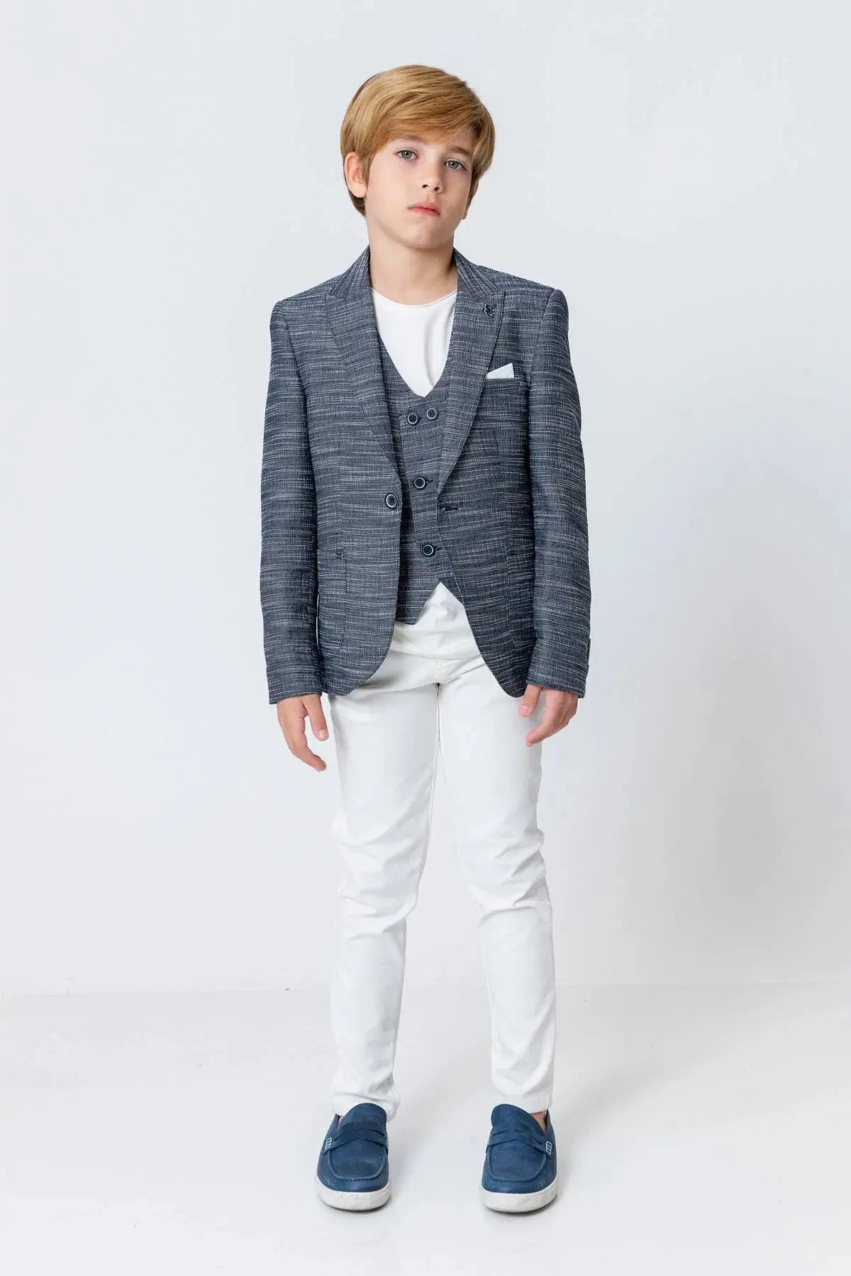 InCity Boys (3037) - 2 Parça Takm Yelek + Blazer dogan-811
