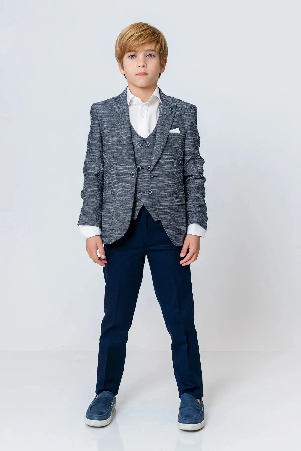 InCity Boys (3037) - 2 Parça Takm Yelek + Blazer dogan-811