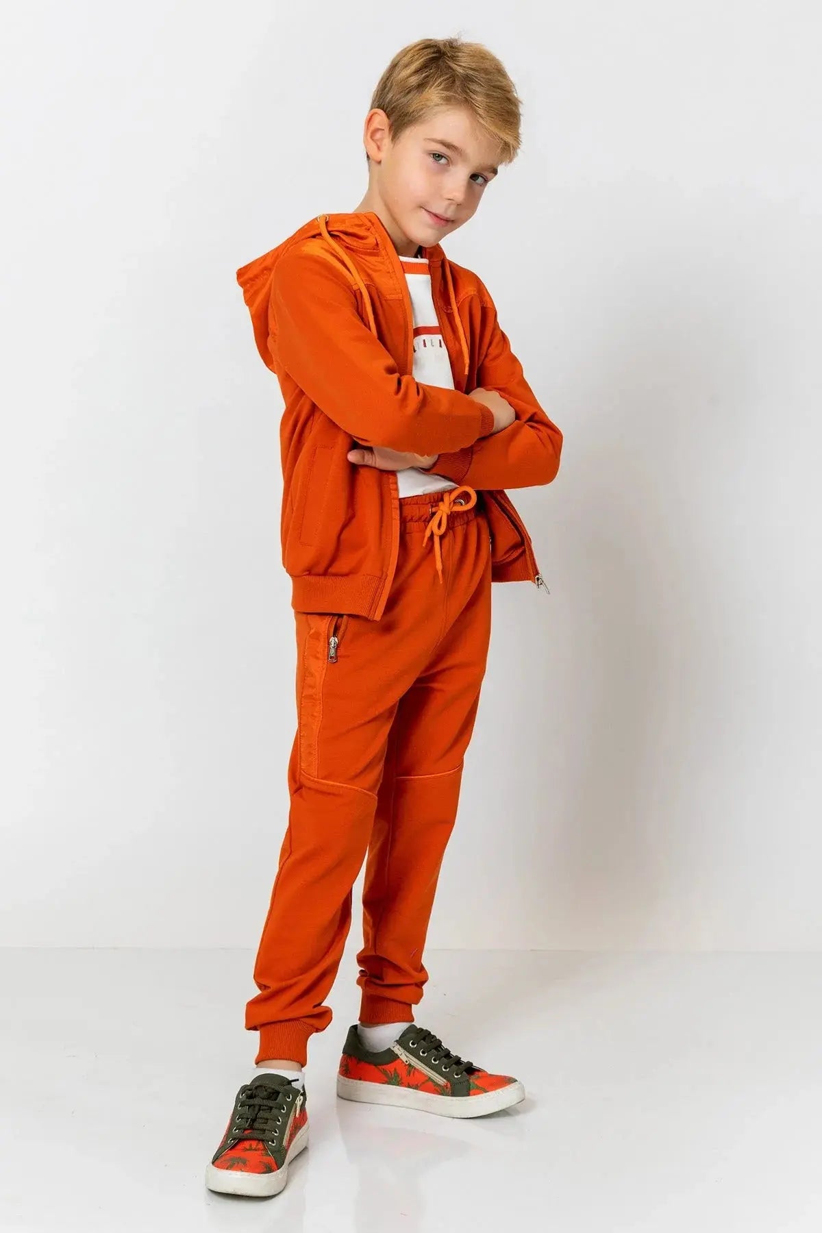 InCity Boys (3165) - Beli Lastikli Fermuarl Jogger Pantolon dogan-811