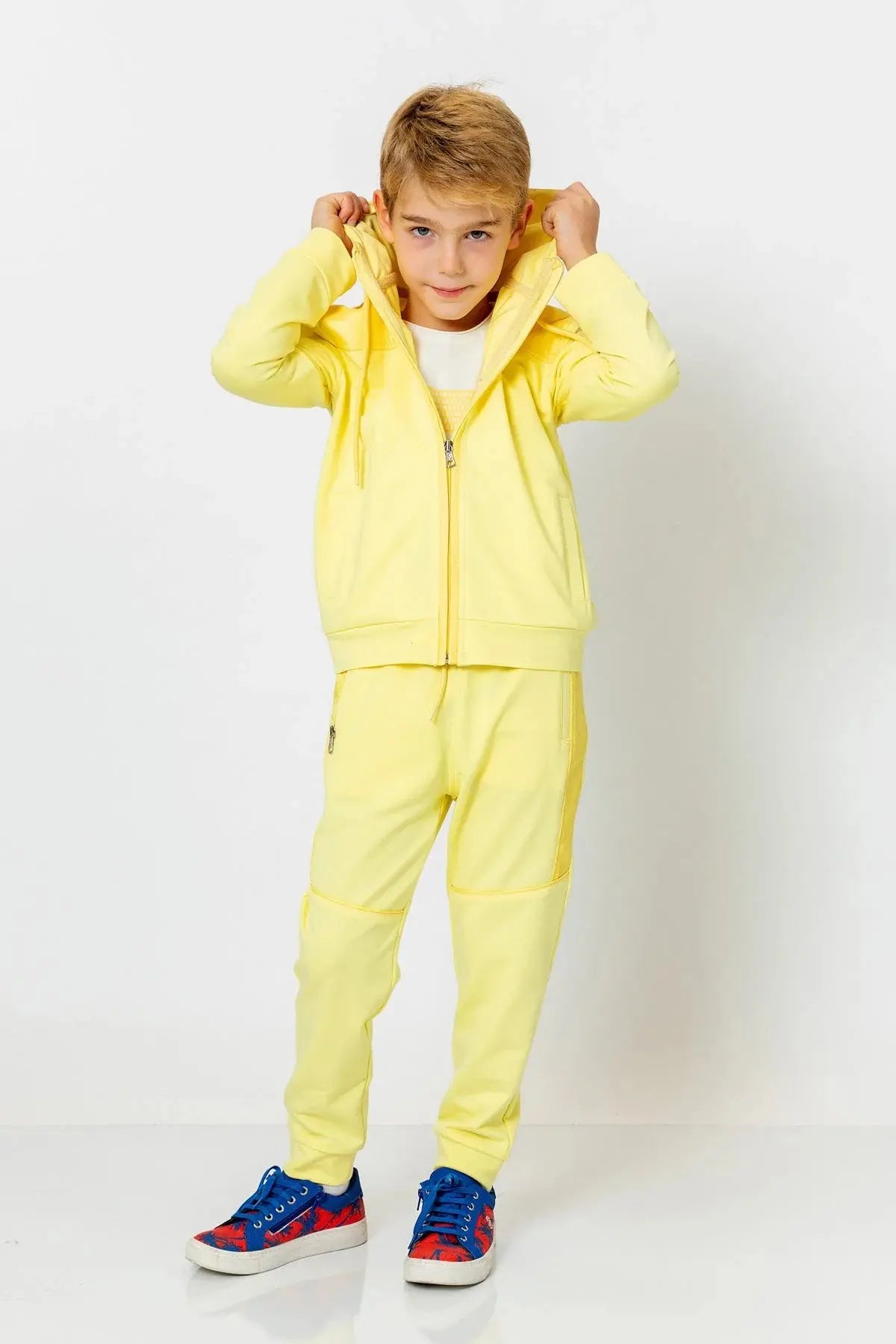 InCity Boys (3165) - Beli Lastikli Fermuarl Jogger Pantolon dogan-811