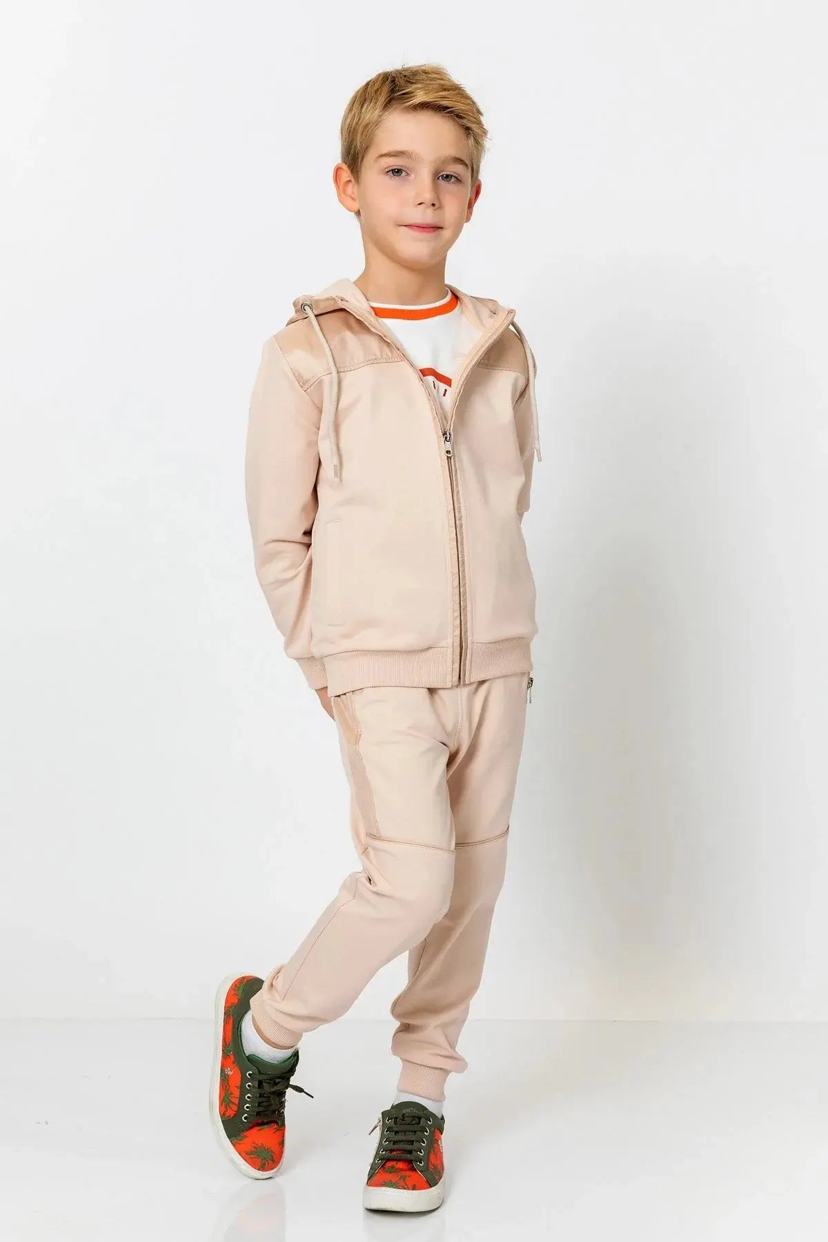 InCity Boys (3165) - Beli Lastikli Fermuarl Jogger Pantolon dogan-811