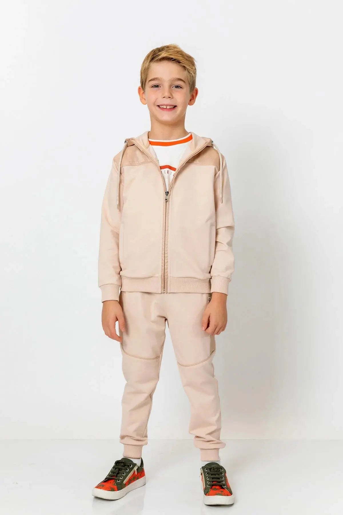 InCity Boys (3165) - Beli Lastikli Fermuarl Jogger Pantolon dogan-811