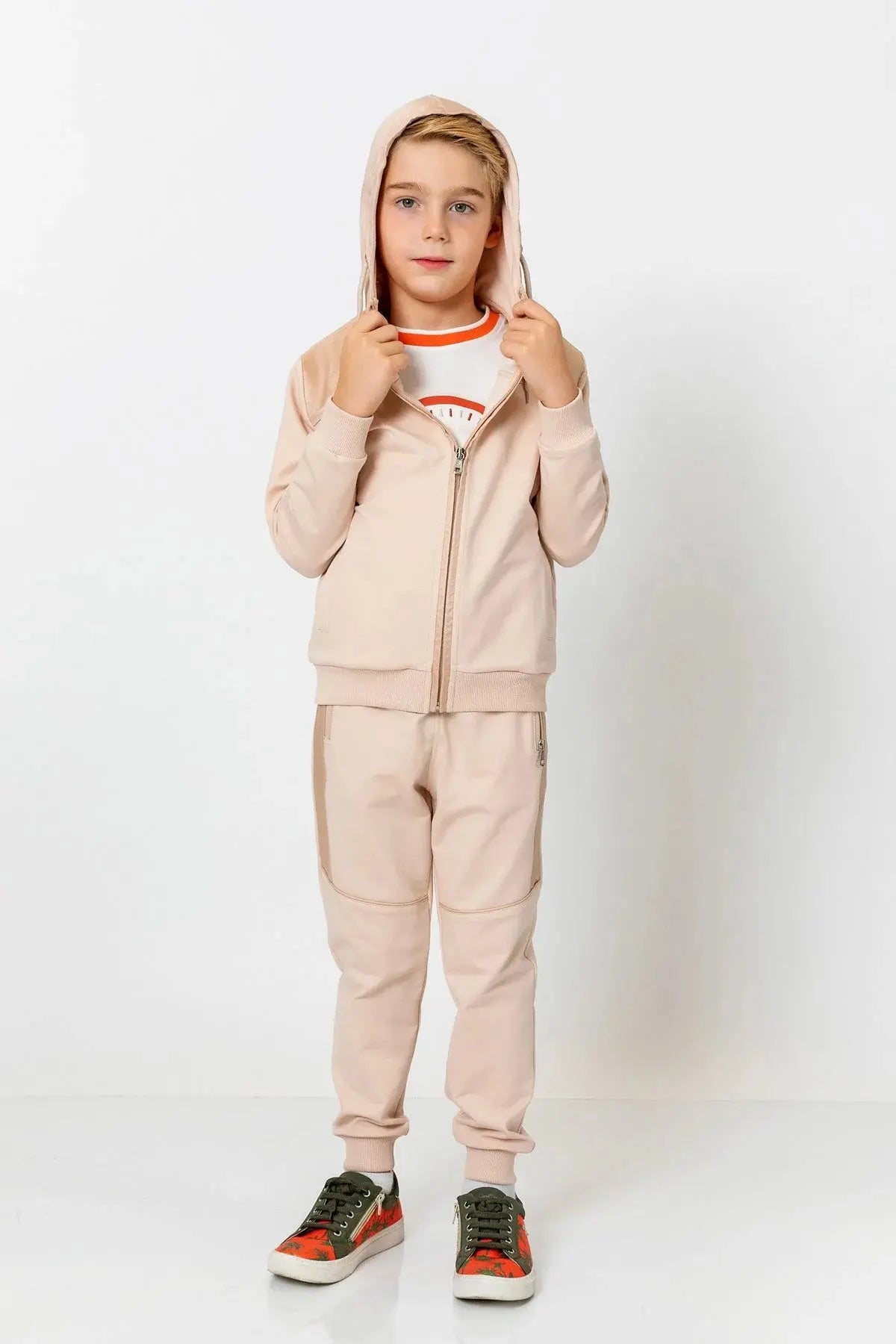 InCity Boys (3165) - Beli Lastikli Fermuarl Jogger Pantolon dogan-811